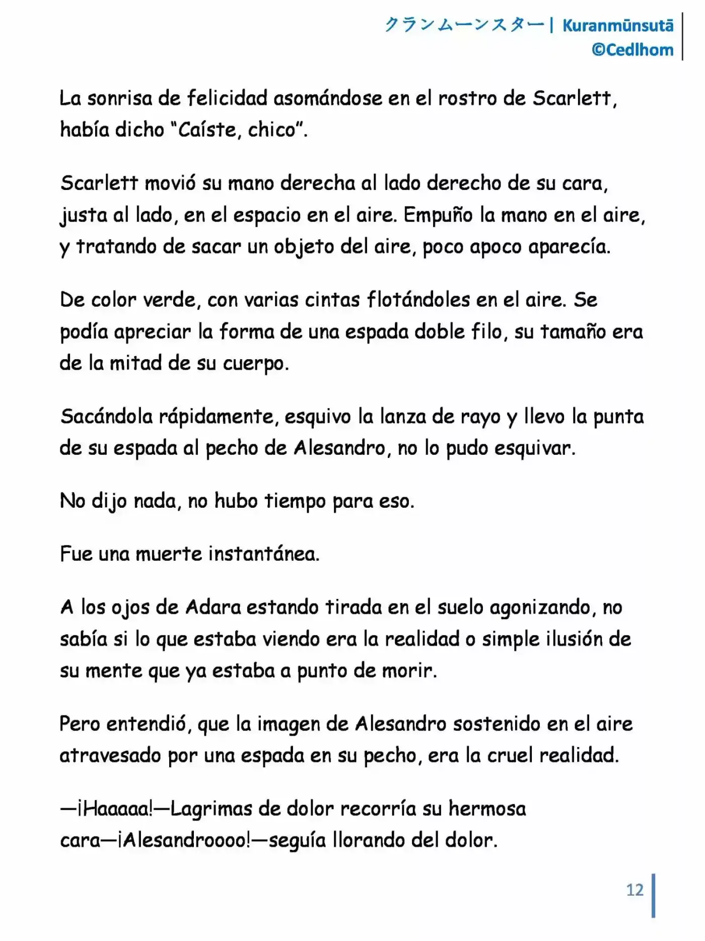 Kuranmūnsutā (Novela) - Capítulo 8 - Página 12 - LectorTMOo