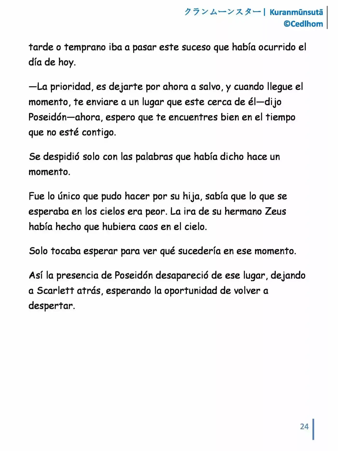 Kuranmūnsutā (Novela) - Capítulo 8 - Página 24 - LectorTMOo