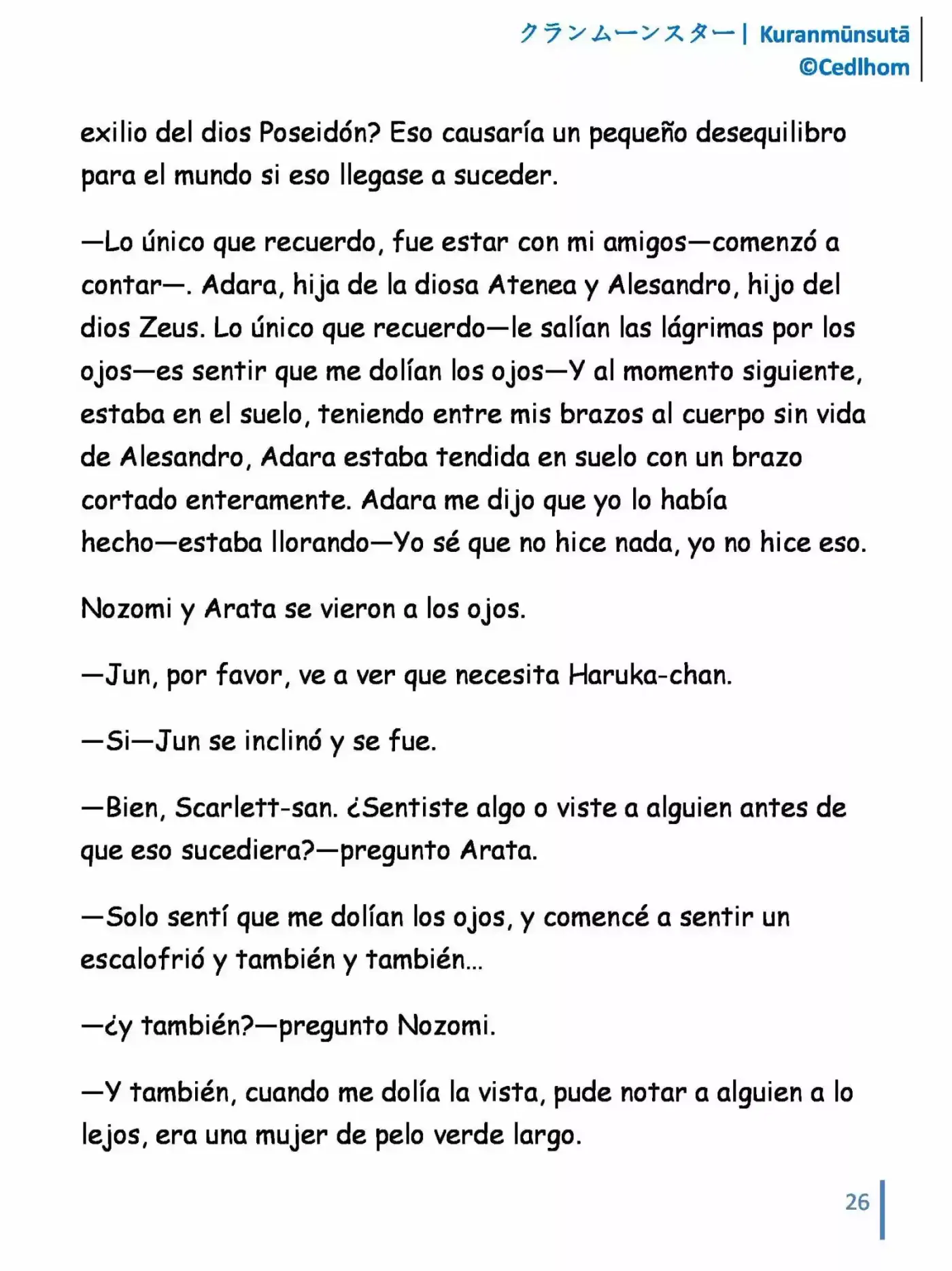 Kuranmūnsutā (Novela) - Capítulo 8 - Página 26 - LectorTMOo