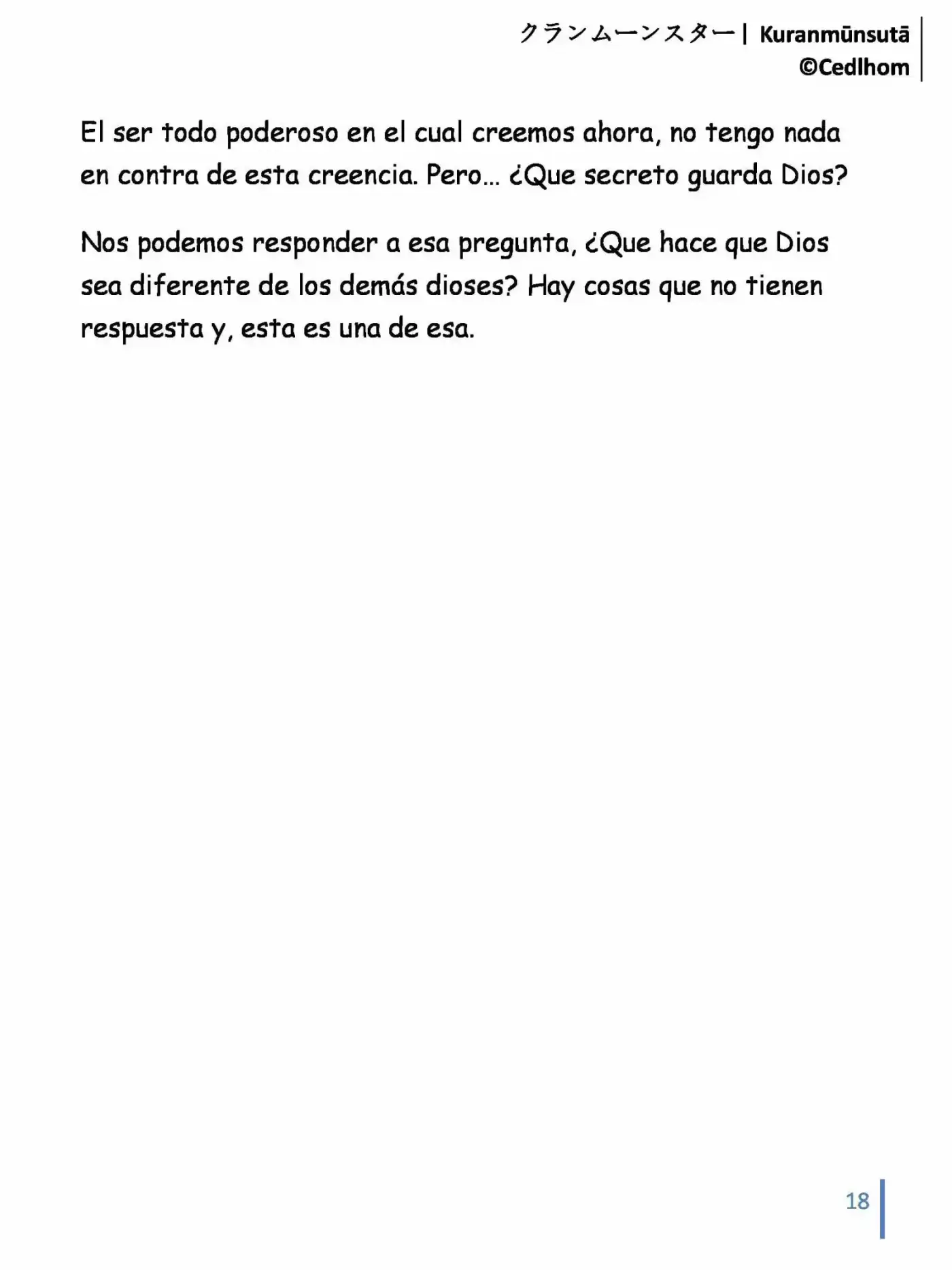 Kuranmūnsutā (Novela) - Capítulo 9 - Página 18 - LectorTMOo