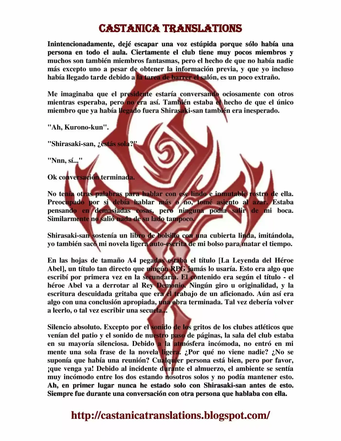 Kuro No Maou (Novela) - Capítulo - Página 18 - LectorTMOo