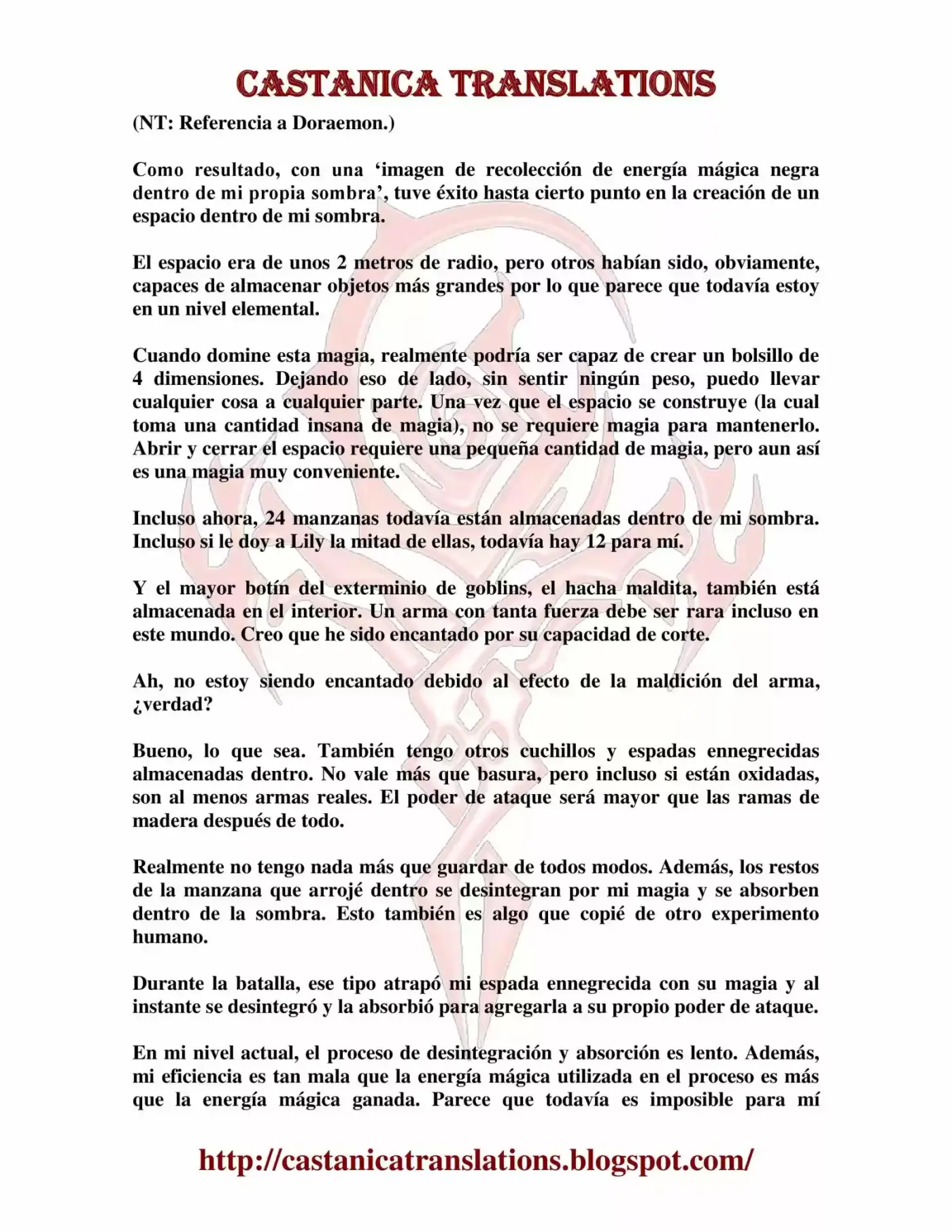 Kuro No Maou (Novela) - Capítulo 15 - Página 5 - LectorTMOo
