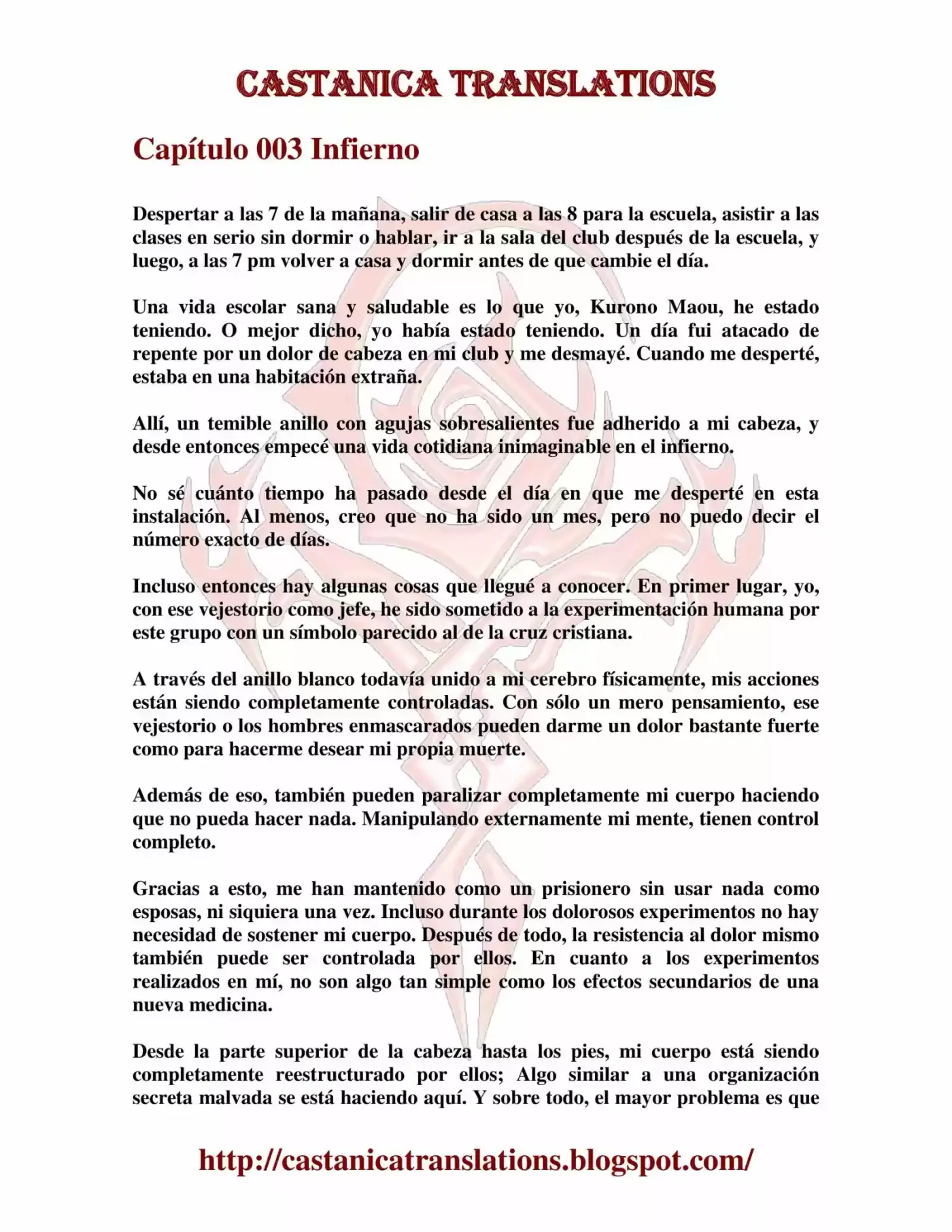 Kuro No Maou (Novela) - Capítulo 3 - Página 3 - LectorTMOo