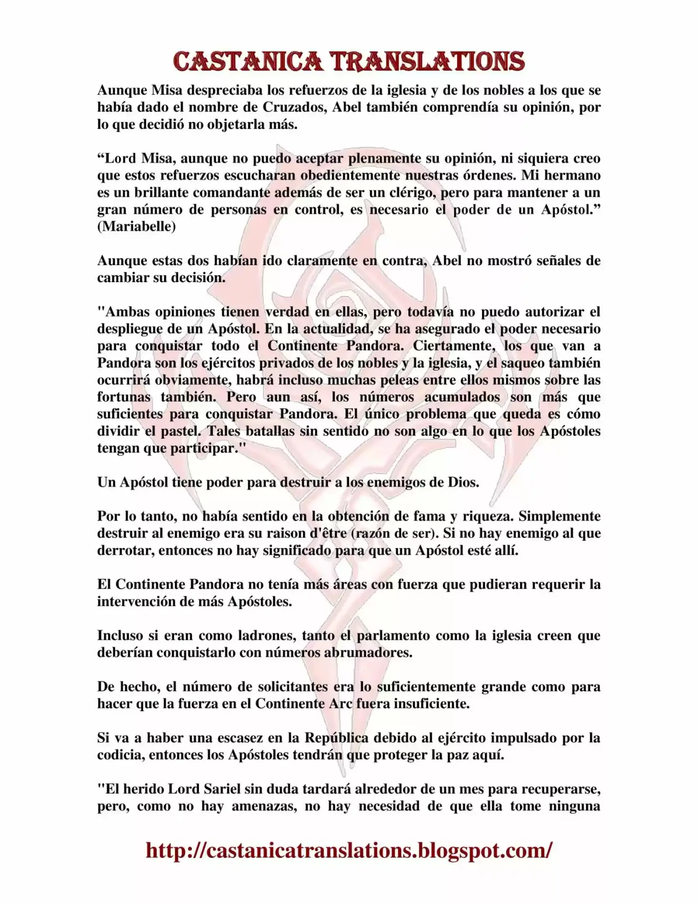 Kuro No Maou (Novela) - Capítulo 44 - Página 5 - LectorTMOo