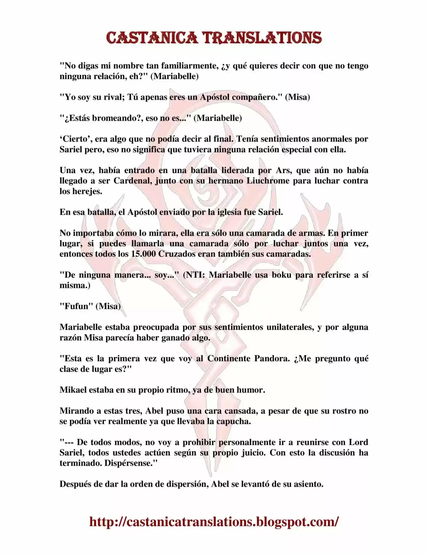 Kuro No Maou (Novela) - Capítulo 44 - Página 7 - LectorTMOo