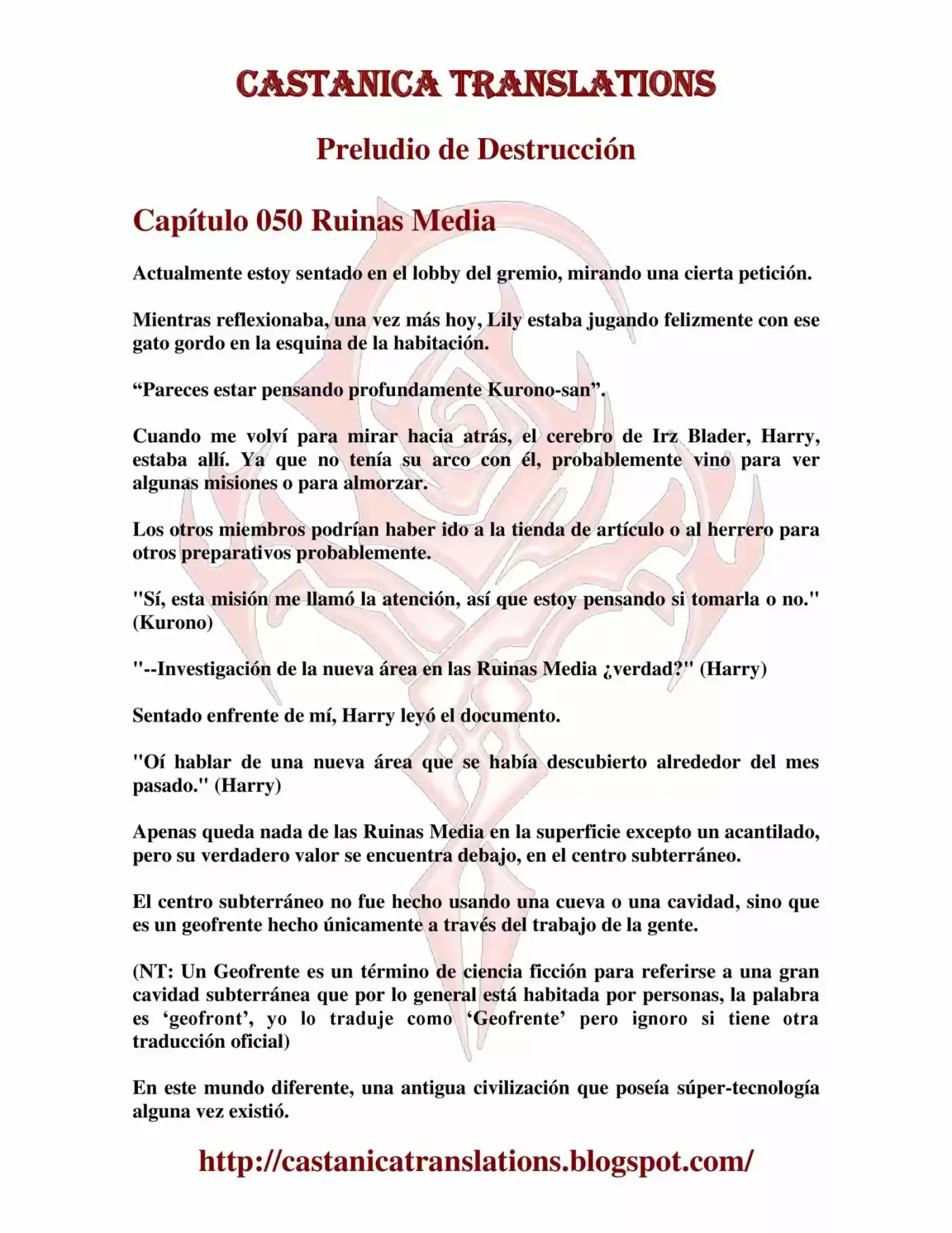 Kuro No Maou (Novela) - Capítulo 50 - Página 3 - LectorTMOo