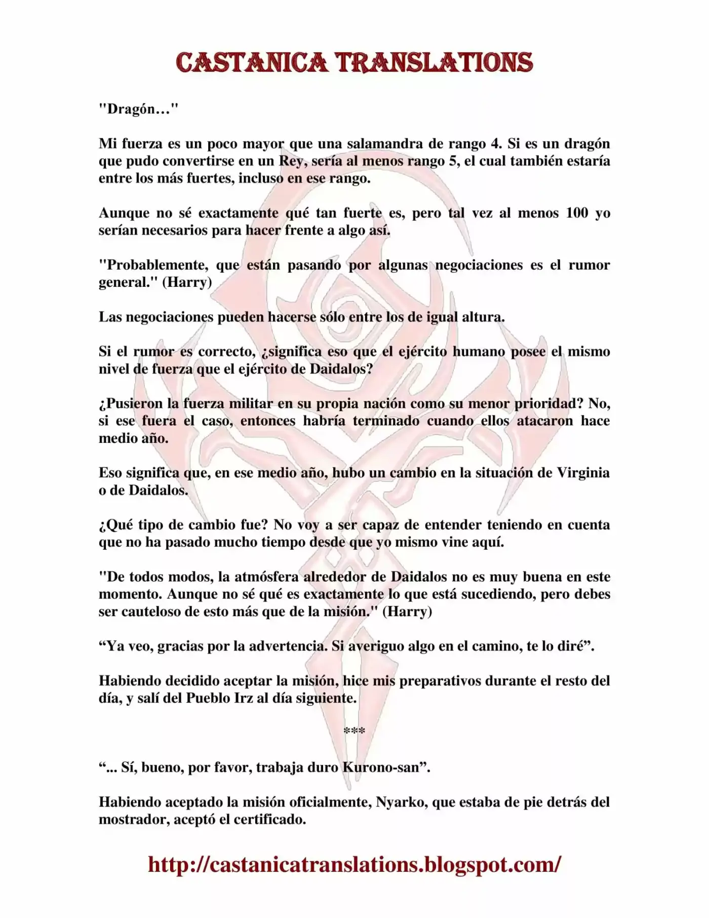 Kuro No Maou (Novela) - Capítulo 50 - Página 7 - LectorTMOo