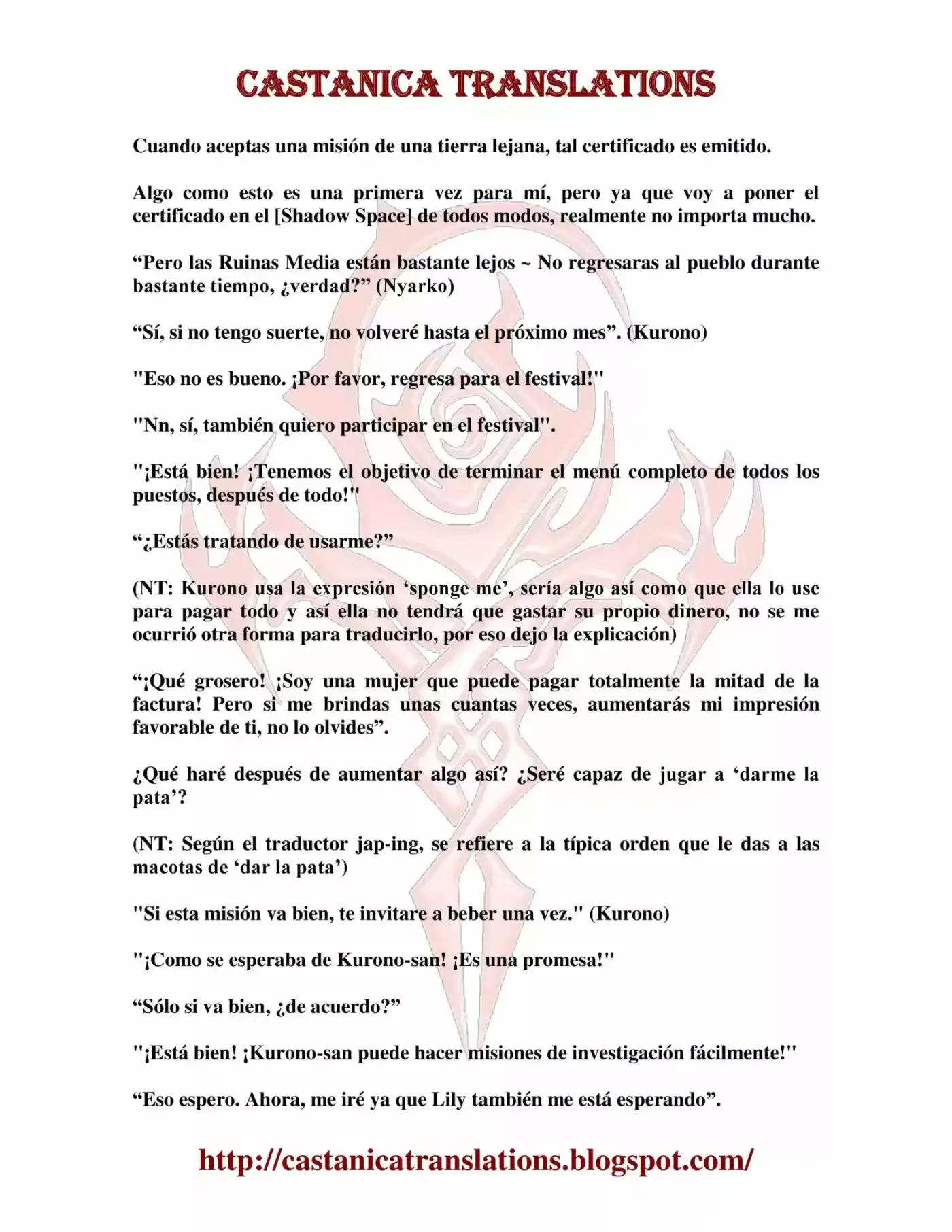 Kuro No Maou (Novela) - Capítulo 50 - Página 8 - LectorTMOo