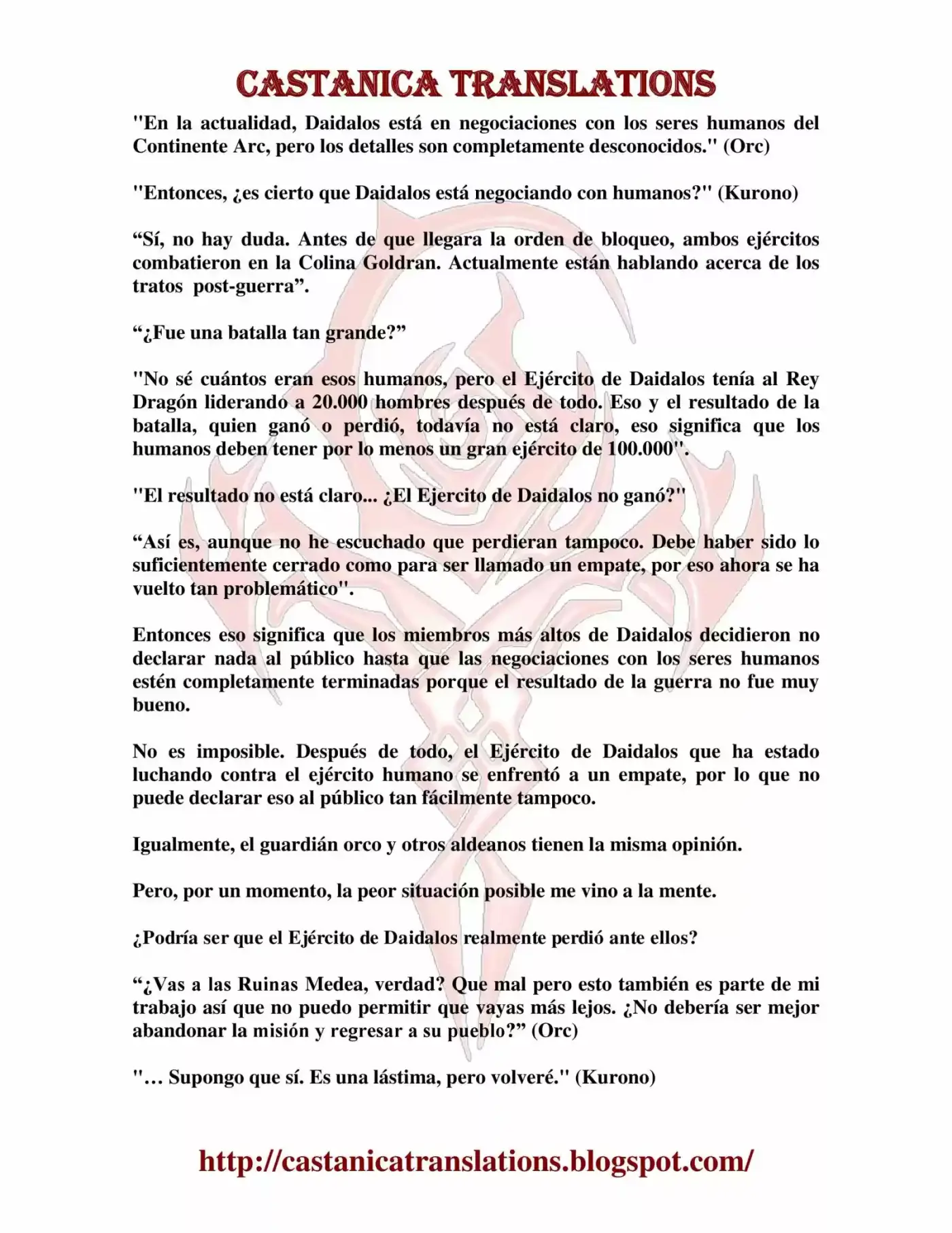 Kuro No Maou (Novela) - Capítulo 51 - Página 5 - LectorTMOo