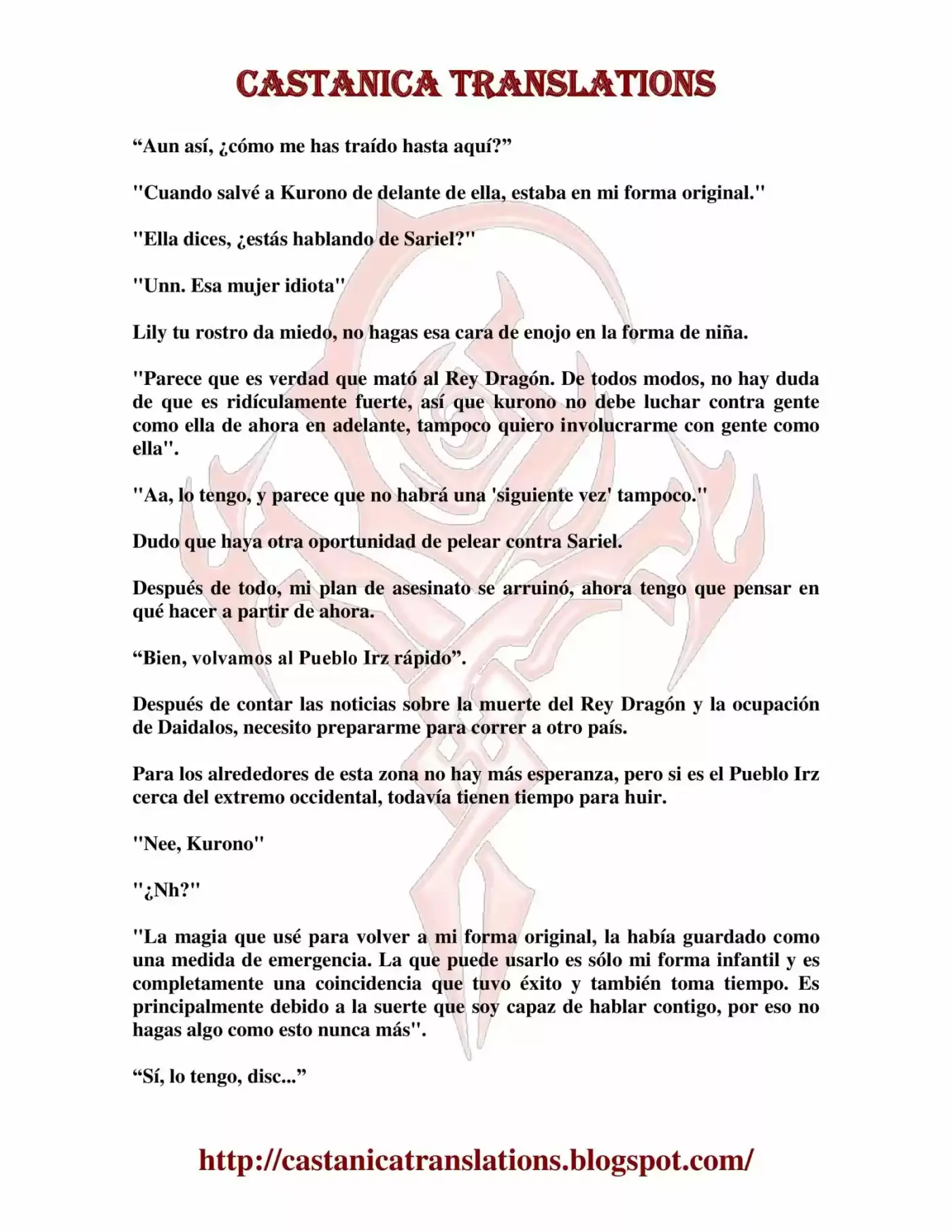 Kuro No Maou (Novela) - Capítulo 57 - Página 8 - LectorTMOo