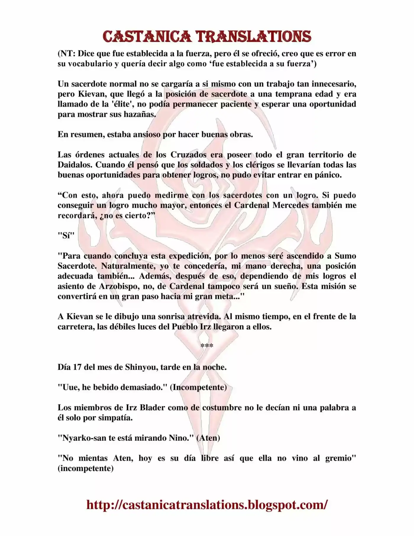Kuro No Maou (Novela) - Capítulo 58 - Página 5 - LectorTMOo
