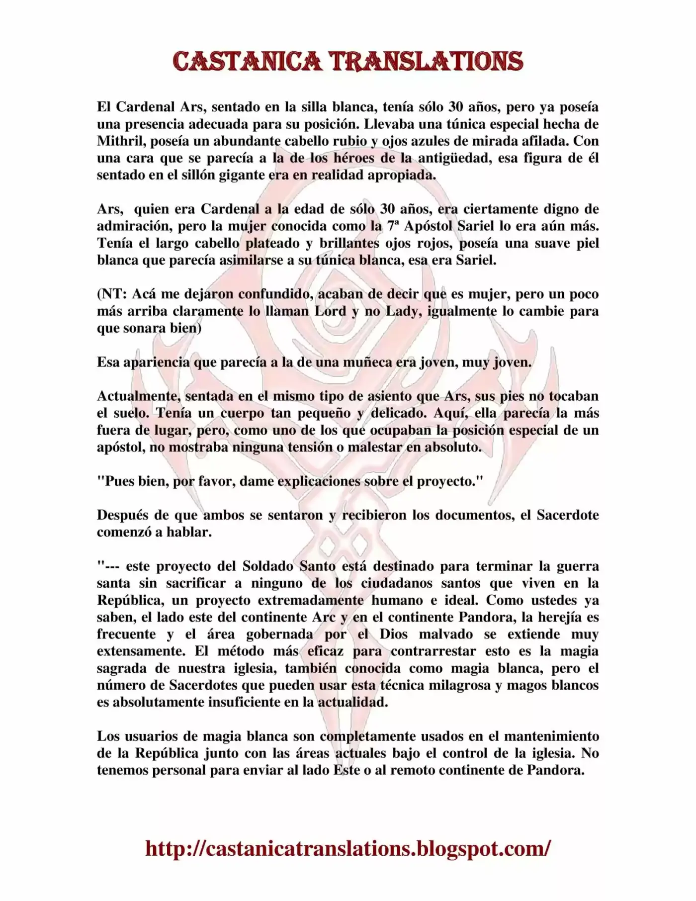 Kuro No Maou (Novela) - Capítulo 6 - Página 4 - LectorTMOo