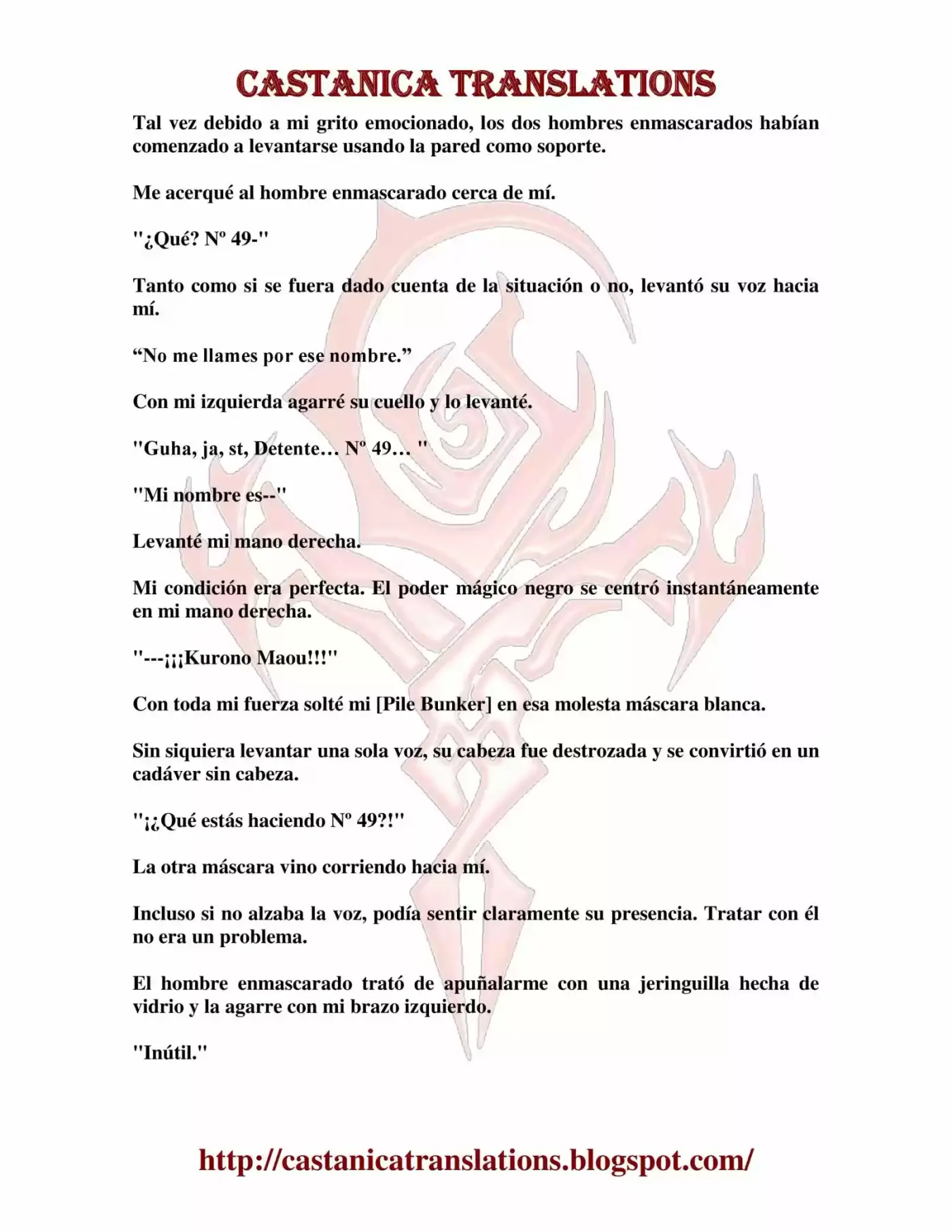 Kuro No Maou (Novela) - Capítulo 7 - Página 5 - LectorTMOo