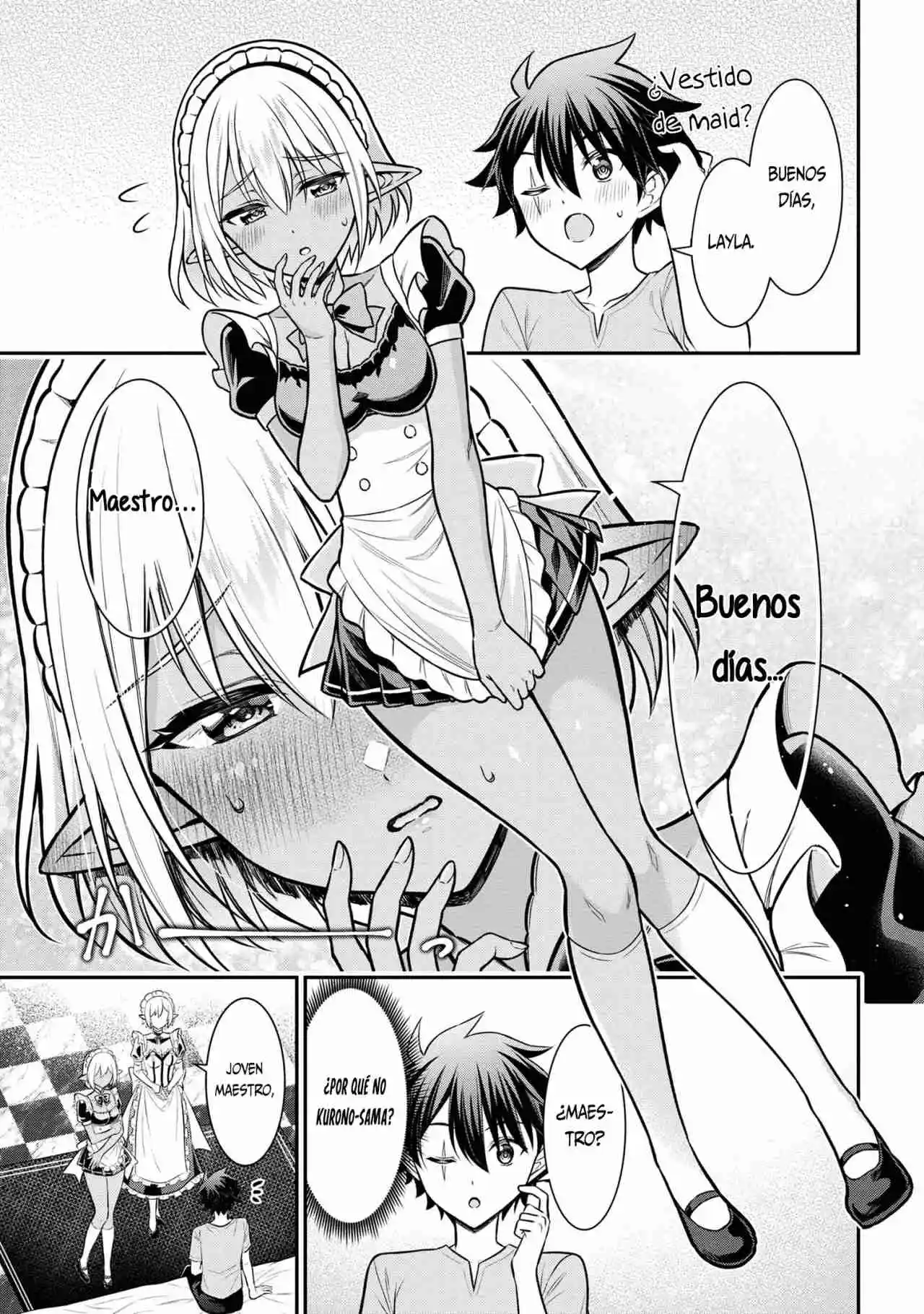 Kuro No Senki: Isekai Ten'i Shita Boku Ga Saikyou Na No Wa Bed No Ue Dake No You Desu 2 capítulo 6.10 página 6