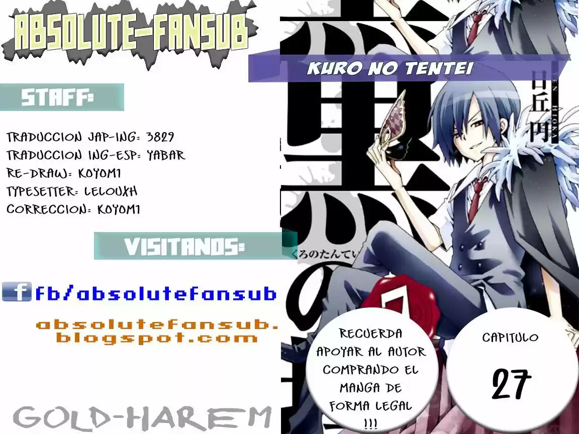 Kuro No Tantei - Capítulo 27 - Página 1 - LectorTMOo