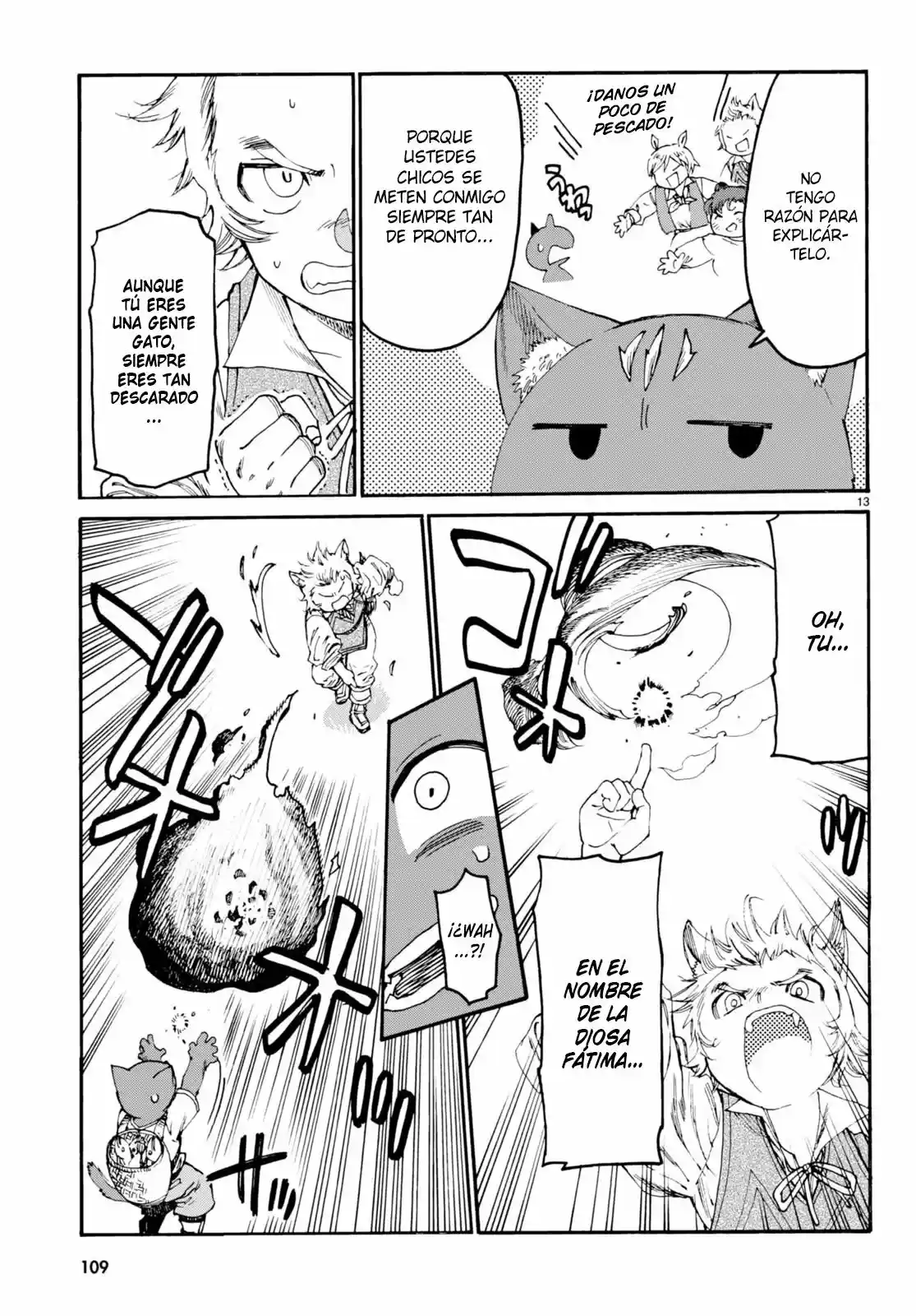 KURONEKO NYANGO NO BOUKEN: RARE ZOKUSEI O HIKIATETA NO DE, KIMAMA NA BOUKENSHA O MEZASHIMASU - Capítulo 2 - Página 13 - LectorTMOo