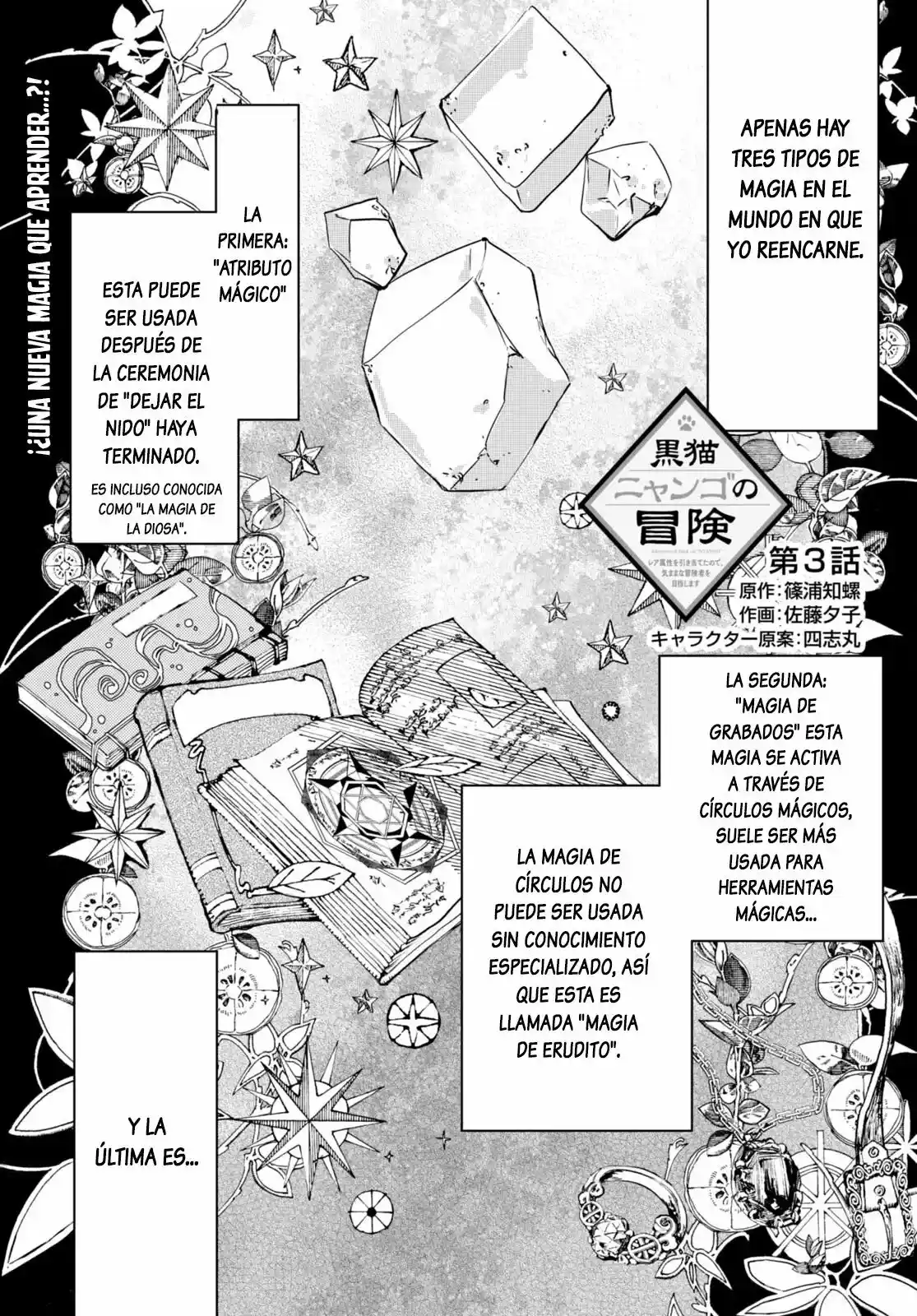 KURONEKO NYANGO NO BOUKEN: RARE ZOKUSEI O HIKIATETA NO DE, KIMAMA NA BOUKENSHA O MEZASHIMASU - Capítulo 3 - Página 1 - LectorTMOo