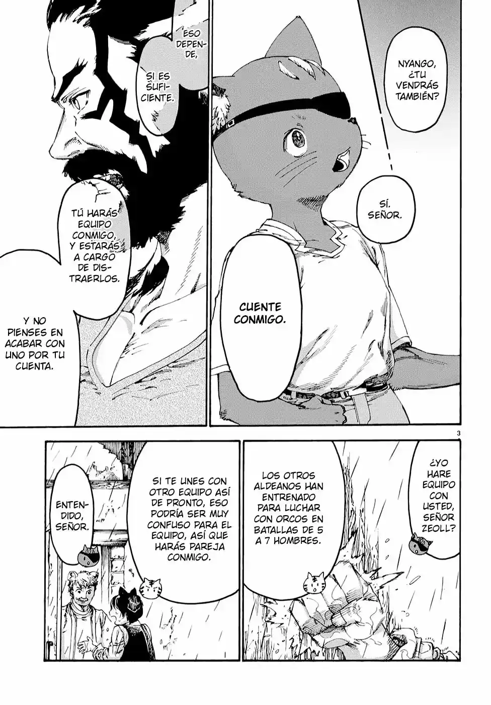 KURONEKO NYANGO NO BOUKEN: RARE ZOKUSEI O HIKIATETA NO DE, KIMAMA NA BOUKENSHA O MEZASHIMASU - Capítulo 9 - Página 3 - LectorTMOo