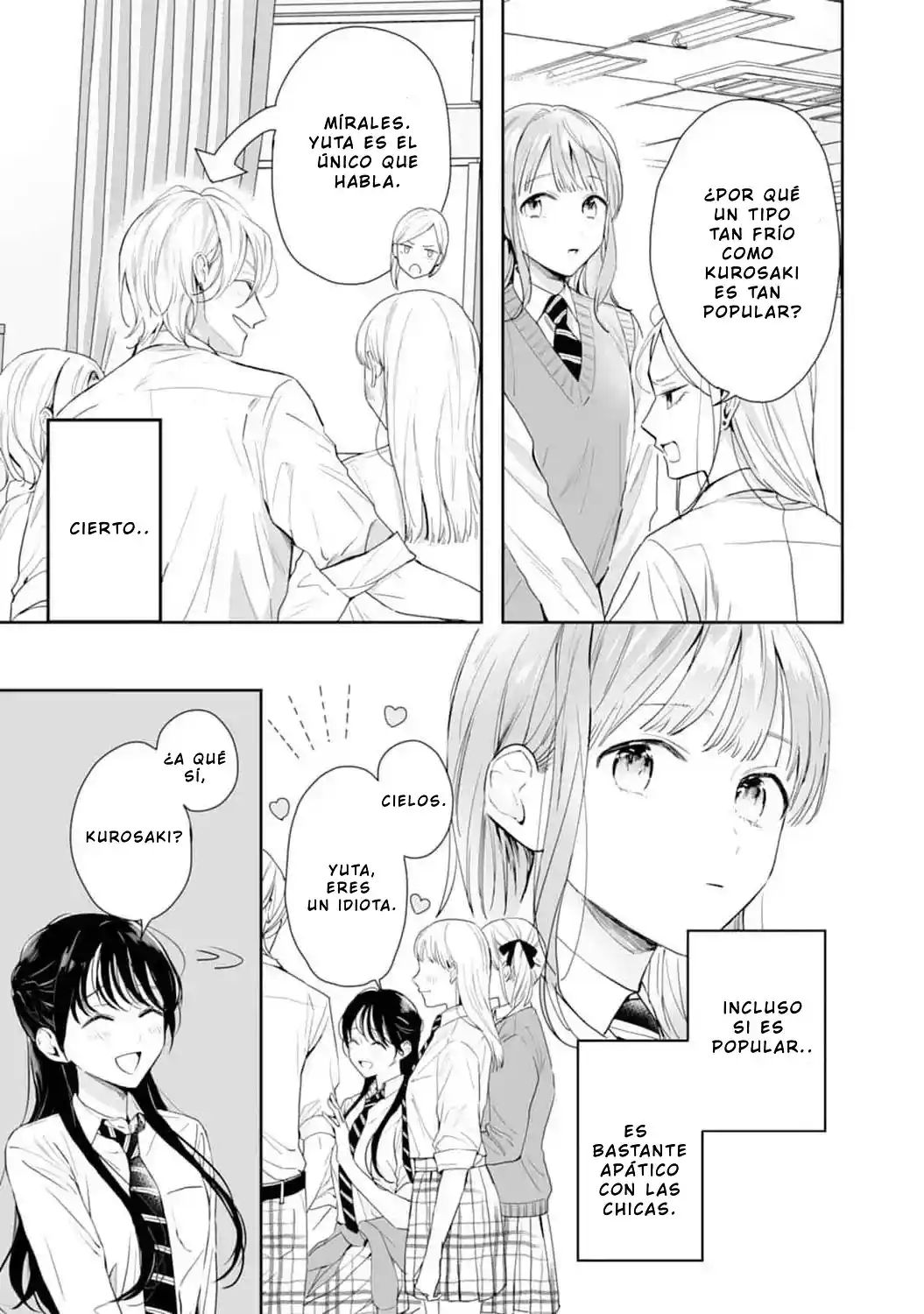 Kurosaki-kun Wa Dokusen Shitagaru - Hajimete No Koi Wa Ama Sugite - Capítulo 1 - Página 8 - LectorTMOo