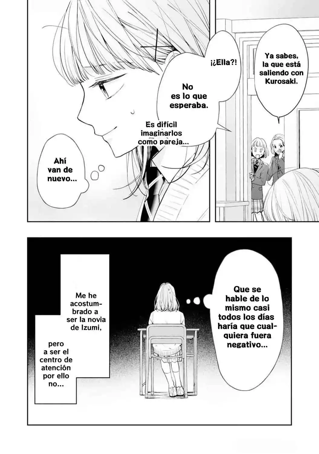 Kurosaki-kun Wa Dokusen Shitagaru - Hajimete No Koi Wa Ama Sugite - Capítulo 17 - Página 12 - LectorTMOo