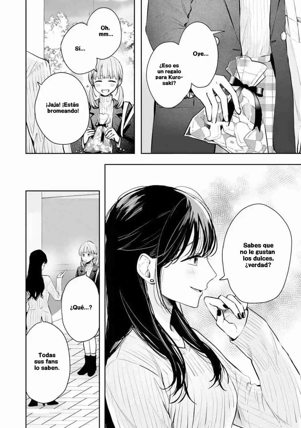 Kurosaki-kun Wa Dokusen Shitagaru - Hajimete No Koi Wa Ama Sugite - Capítulo 18 - Página 4 - LectorTMOo