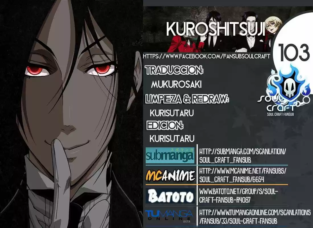 Kuroshitsuji "Mayordomo Negro - Capítulo 103 - Página 1 - LectorTMOo