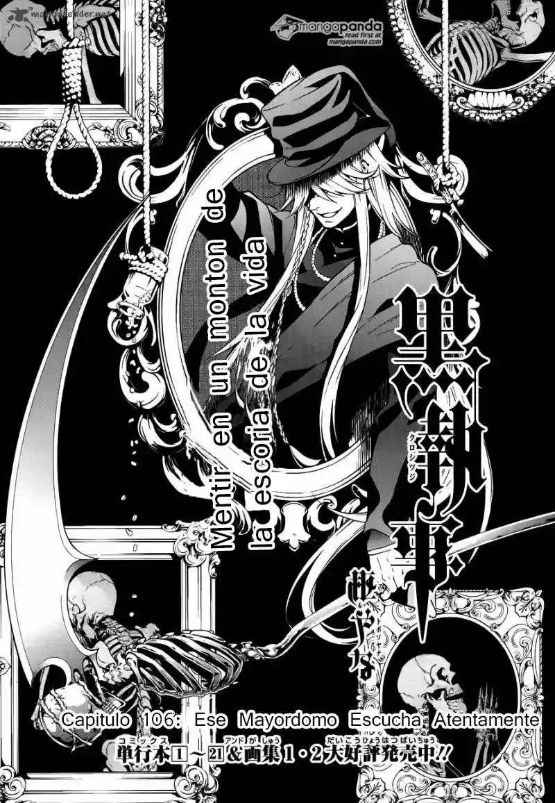 Kuroshitsuji "Mayordomo Negro - Capítulo 106 - Página 2 - LectorTMOo