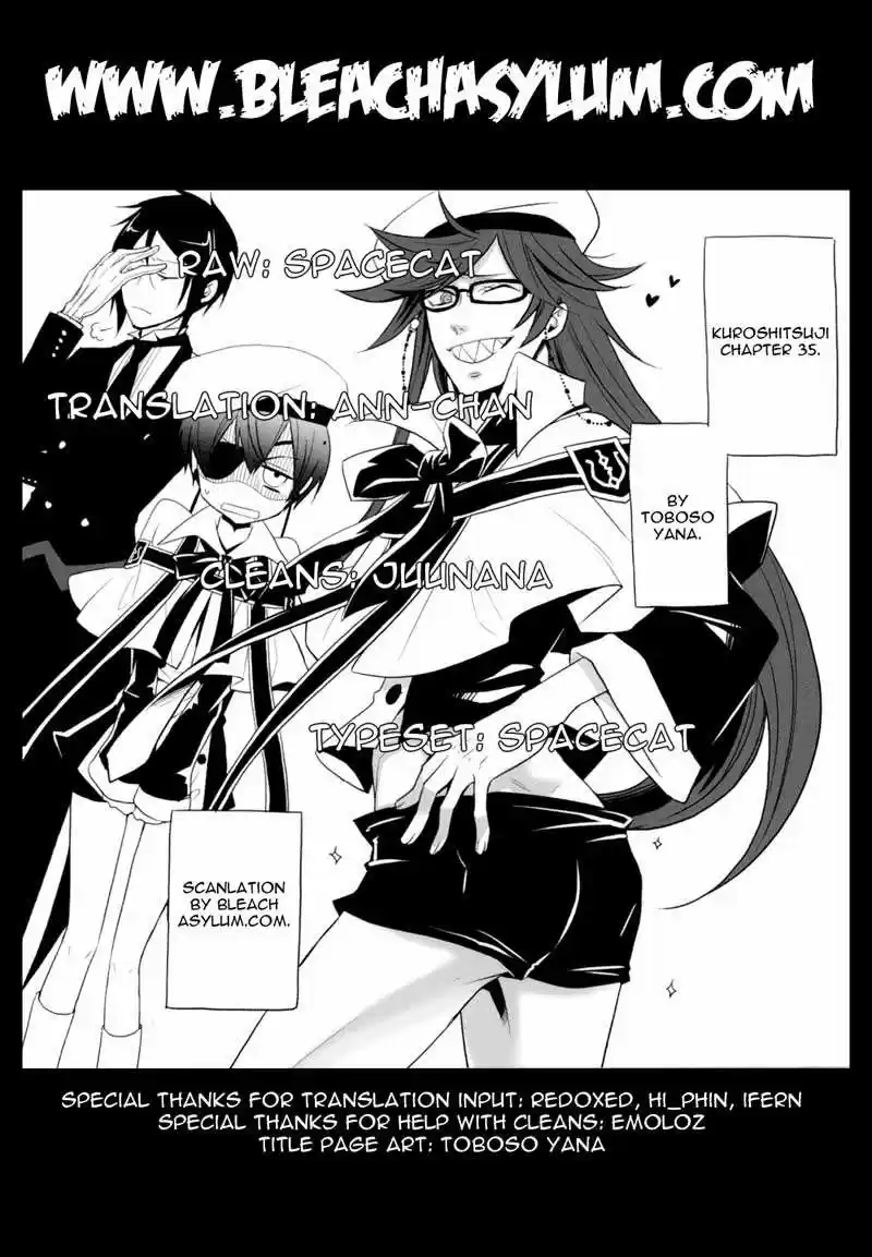 Kuroshitsuji "Mayordomo Negro - Capítulo 35 - Página 1 - LectorTMOo