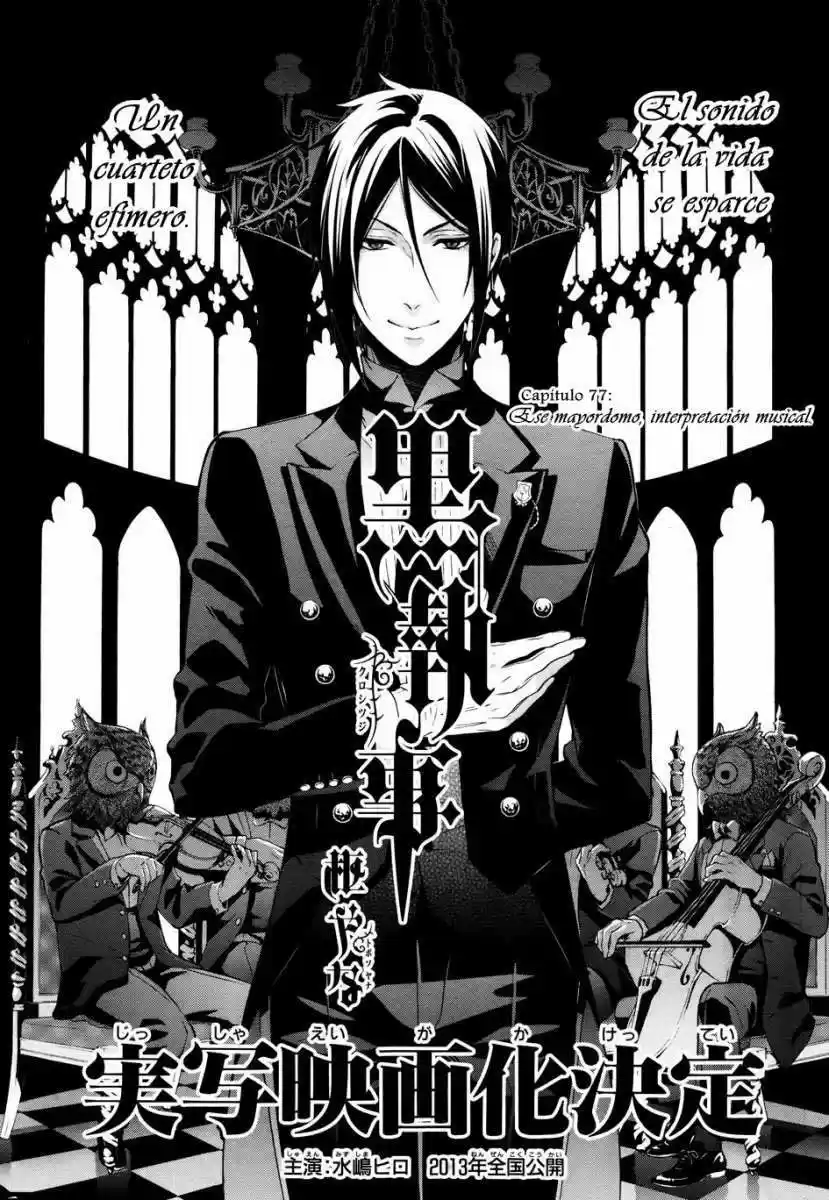 Kuroshitsuji "Mayordomo Negro - Capítulo 77 - Página 3 - LectorTMOo