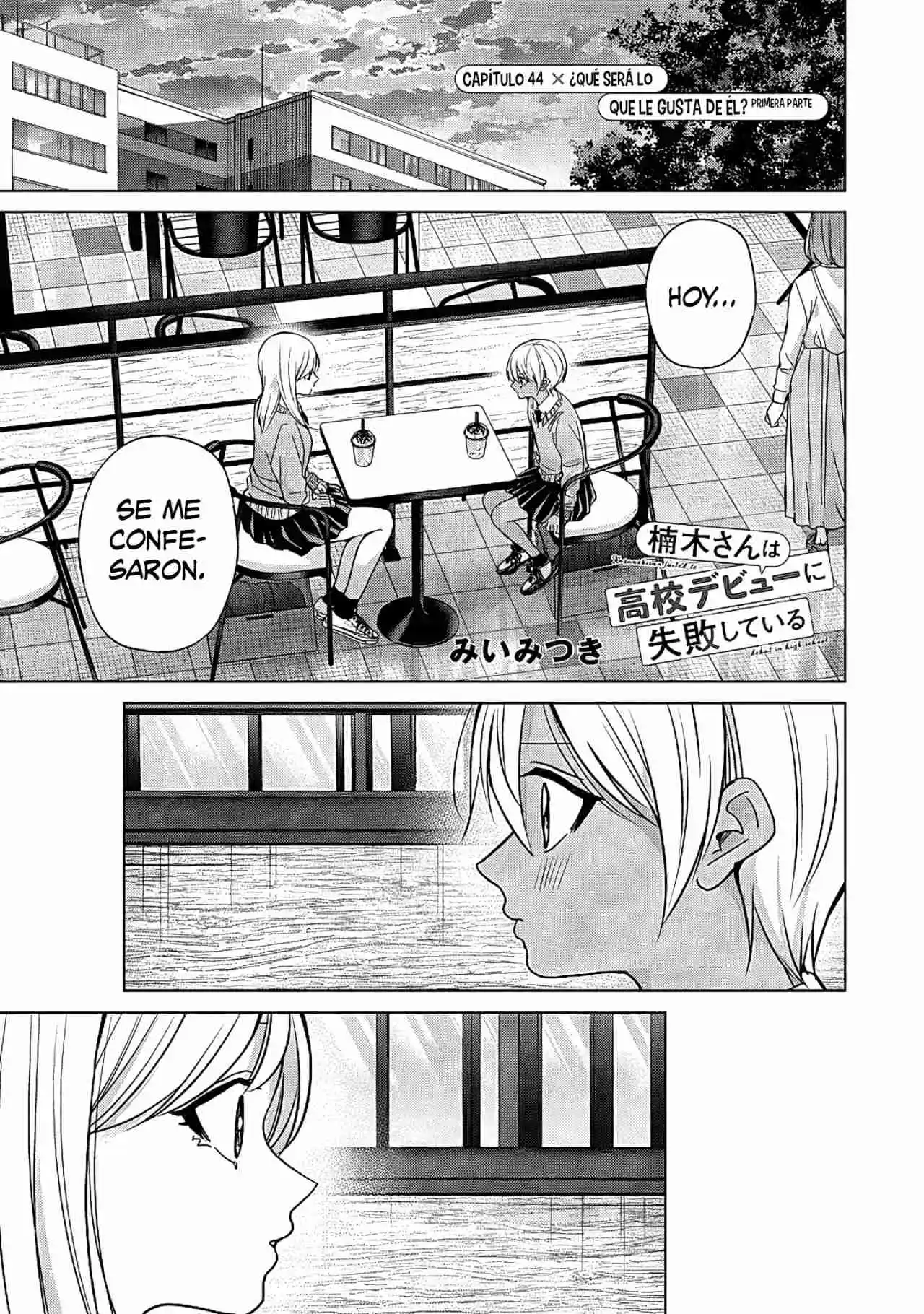 Kusunoki-san wa koukou Debut ni Shippaishiteiru - Capítulo 44 - Página 2 - LectorTMOo