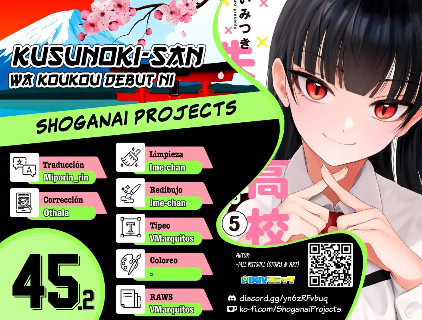 Kusunoki-san wa koukou Debut ni Shippaishiteiru - Capítulo 45.2 - Página 1 - LectorTMOo