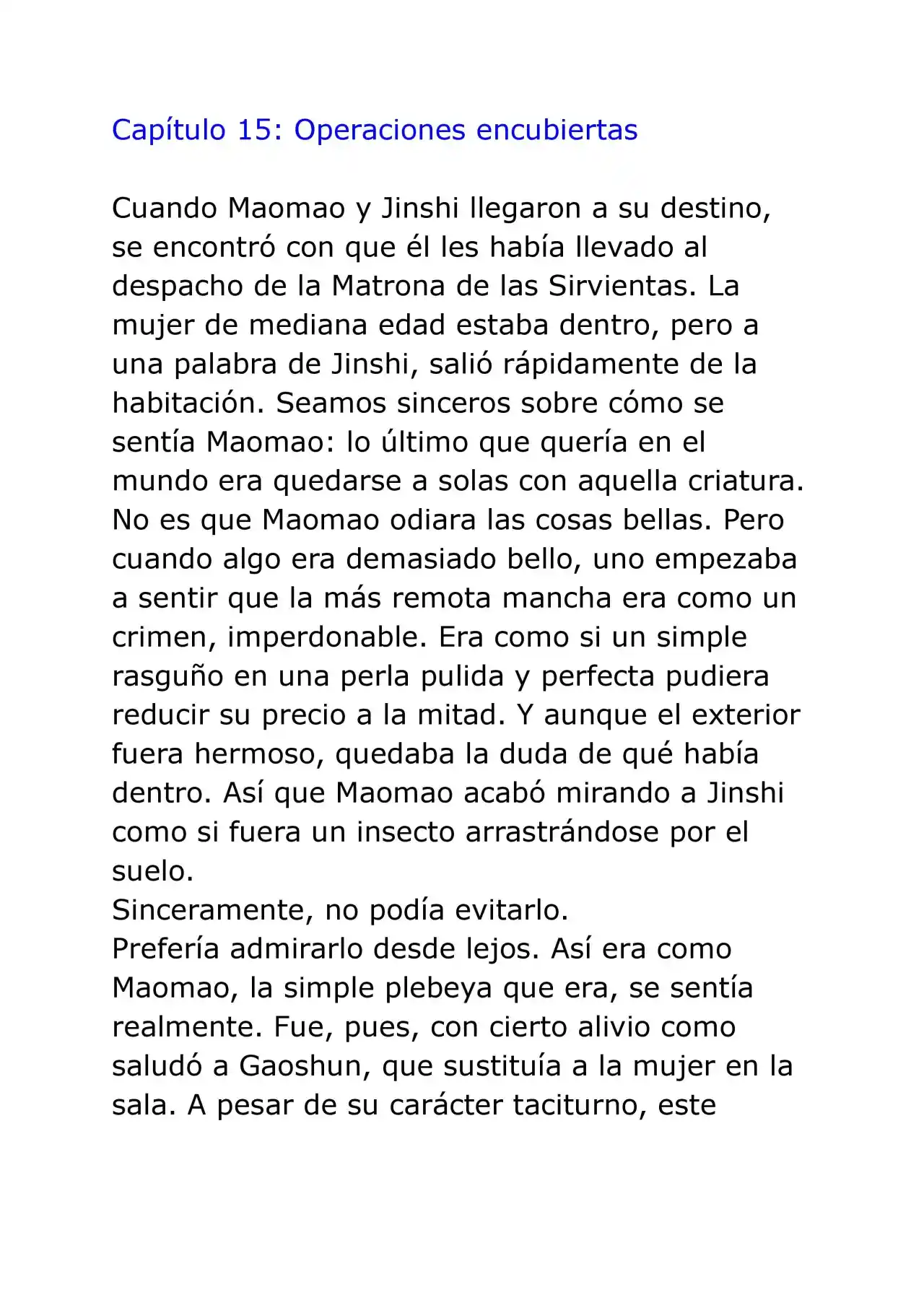 Kusuriya No Hitorigoto (Novela) (Novela) - Capítulo 15 - Página 1 - LectorTMOo