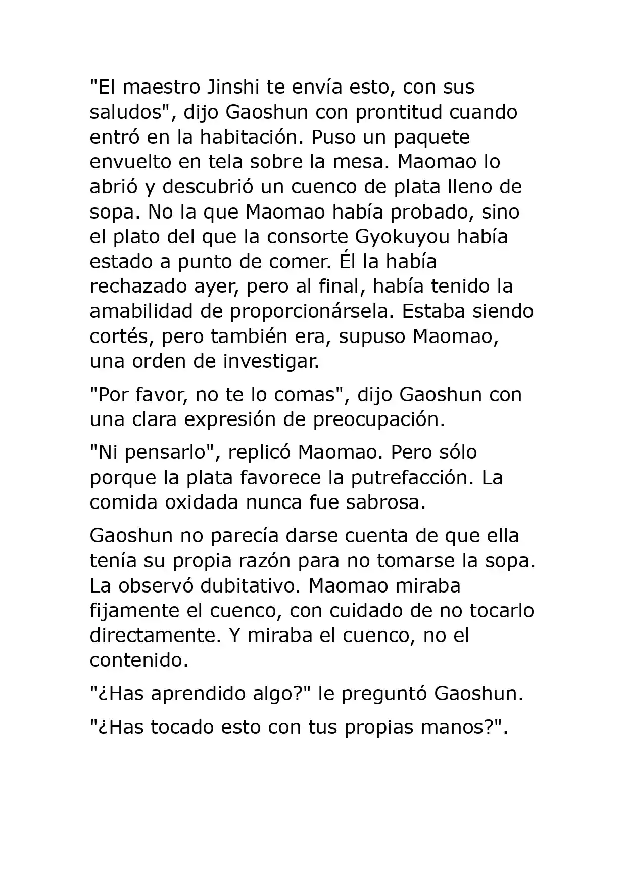 Kusuriya No Hitorigoto (Novela) (Novela) - Capítulo 20 - Página 6 - LectorTMOo