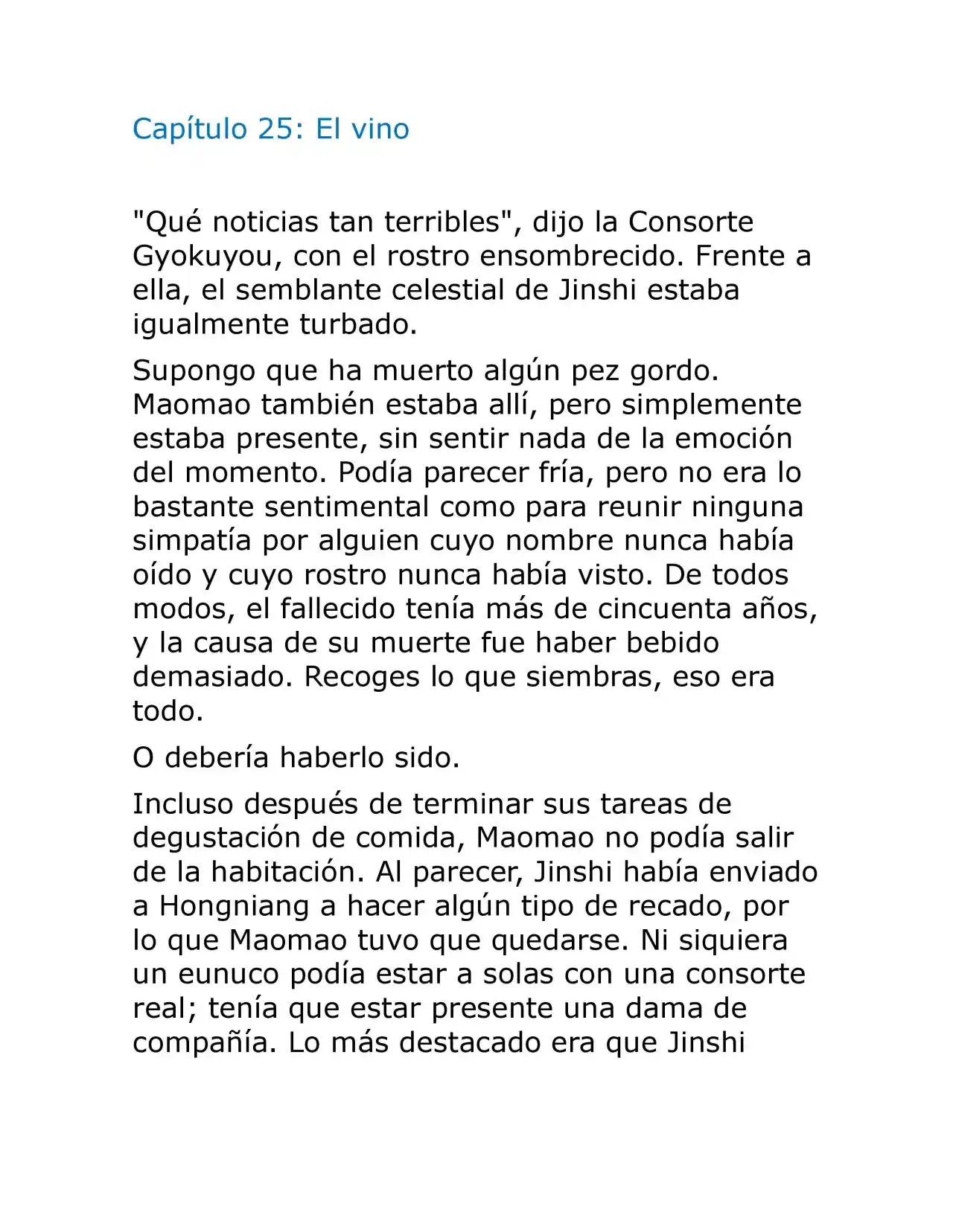 Kusuriya No Hitorigoto (Novela) (Novela) - Capítulo 25 - Página 1 - LectorTMOo