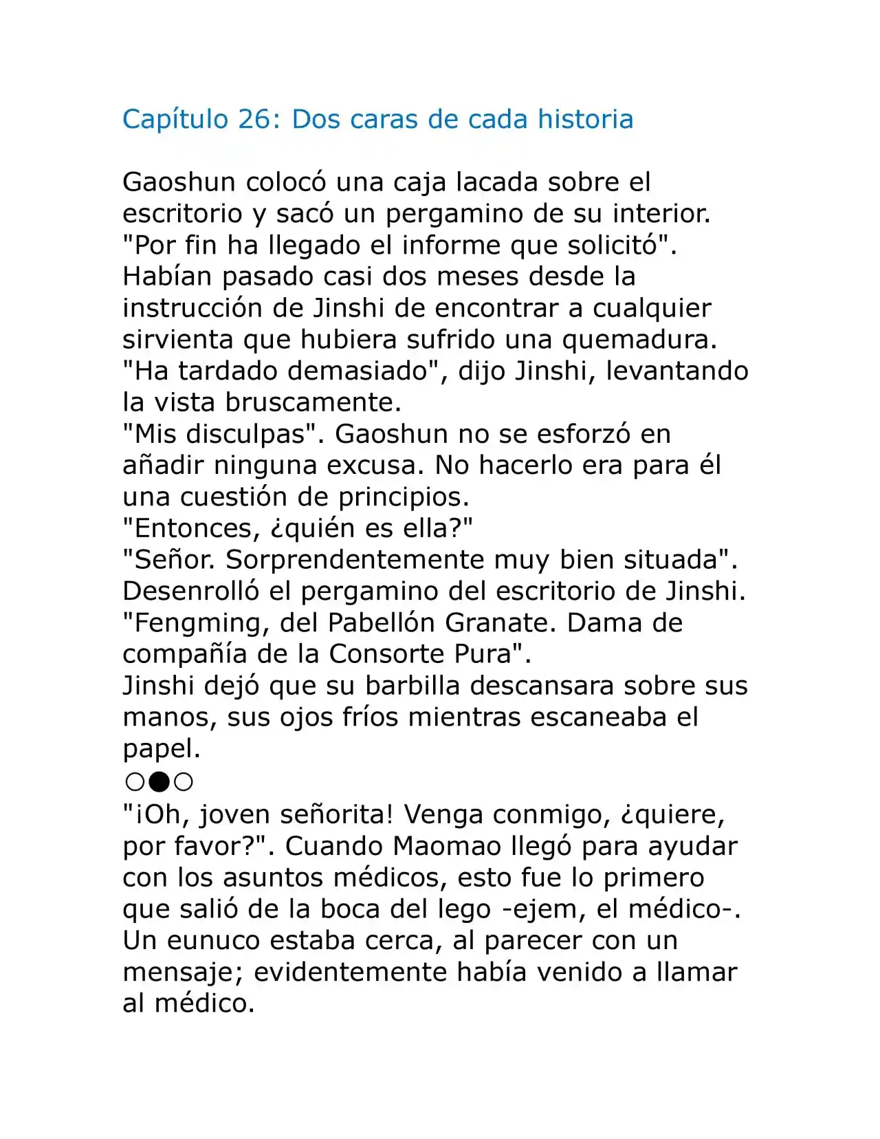 Kusuriya No Hitorigoto (Novela) (Novela) - Capítulo 26 - Página 1 - LectorTMOo