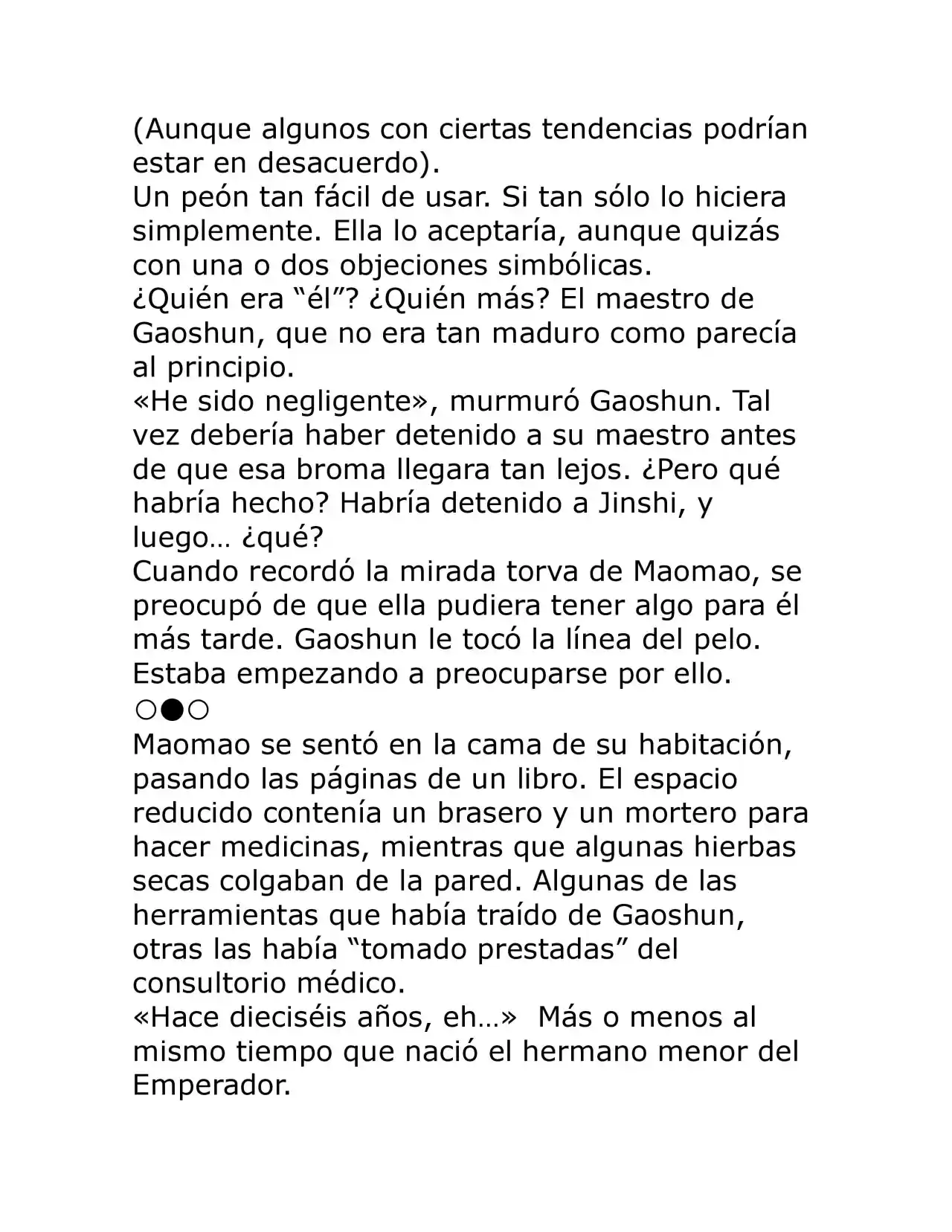 Kusuriya No Hitorigoto (Novela) (Novela) - Capítulo 28 - Página 6 - LectorTMOo