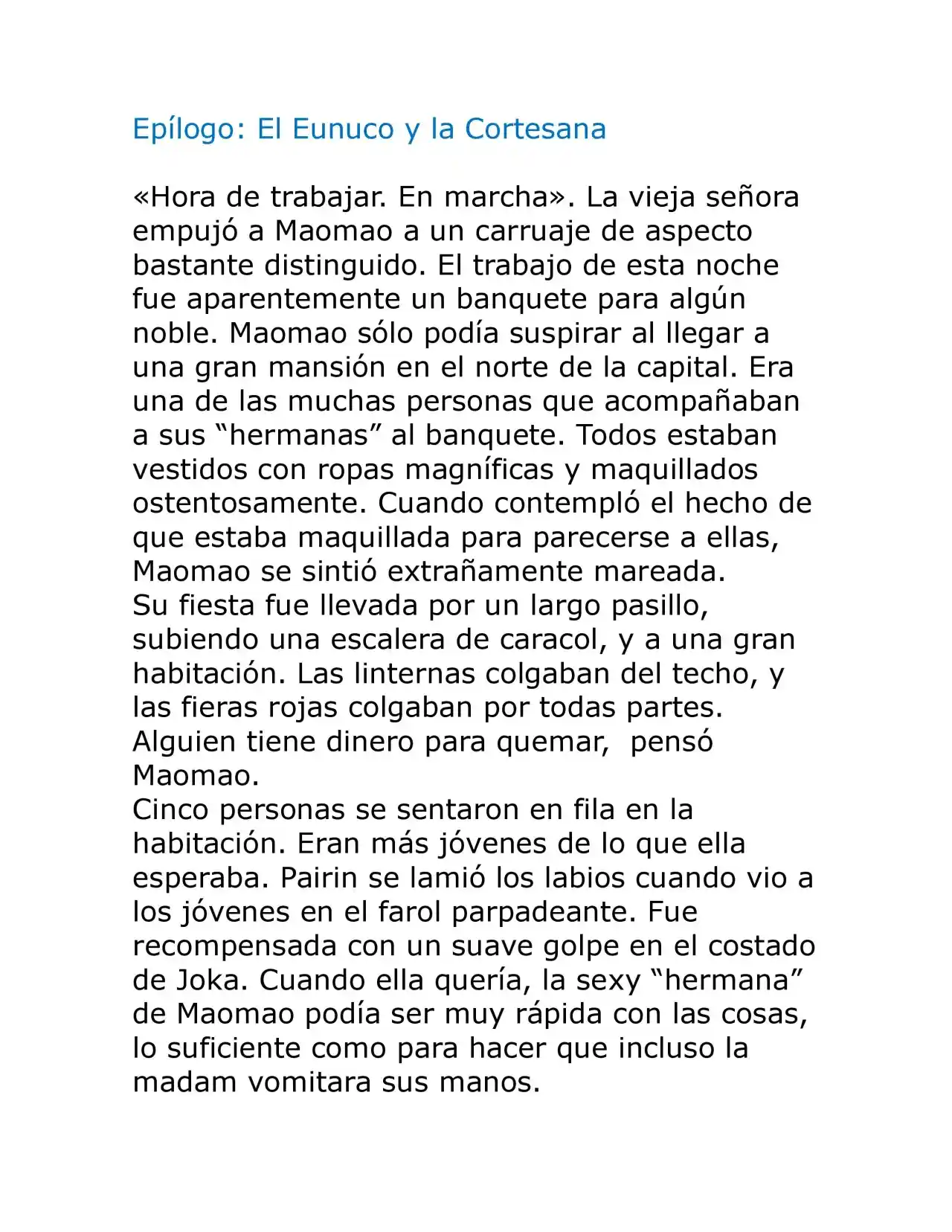 Kusuriya No Hitorigoto (Novela) (Novela) - Capítulo 31.50 - Página 1 - LectorTMOo