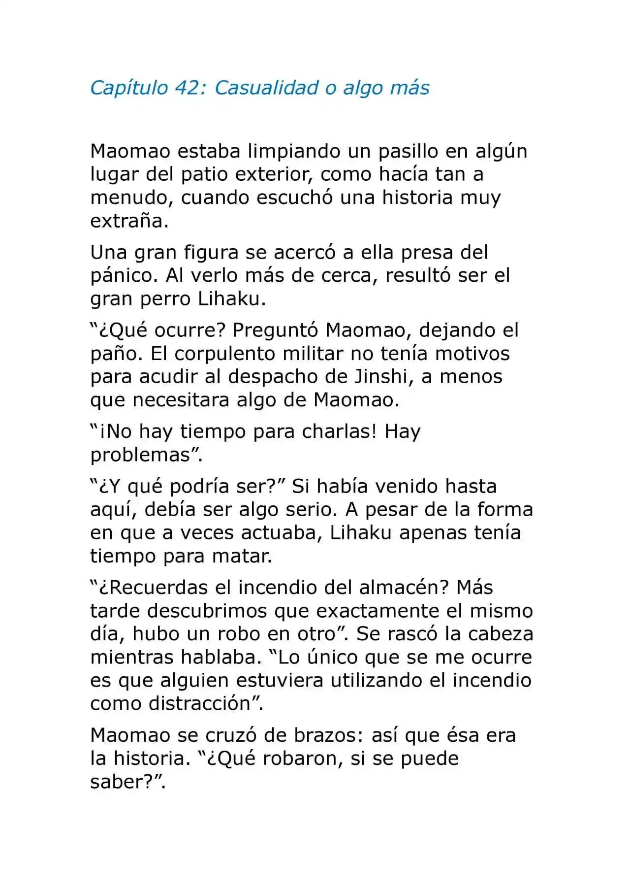 Kusuriya No Hitorigoto (Novela) (Novela) - Capítulo 42 - Página 1 - LectorTMOo