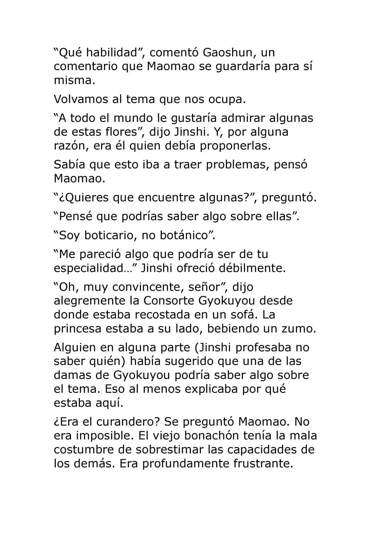 Kusuriya No Hitorigoto (Novela) (Novela) - Capítulo 49 - Página 5 - LectorTMOo