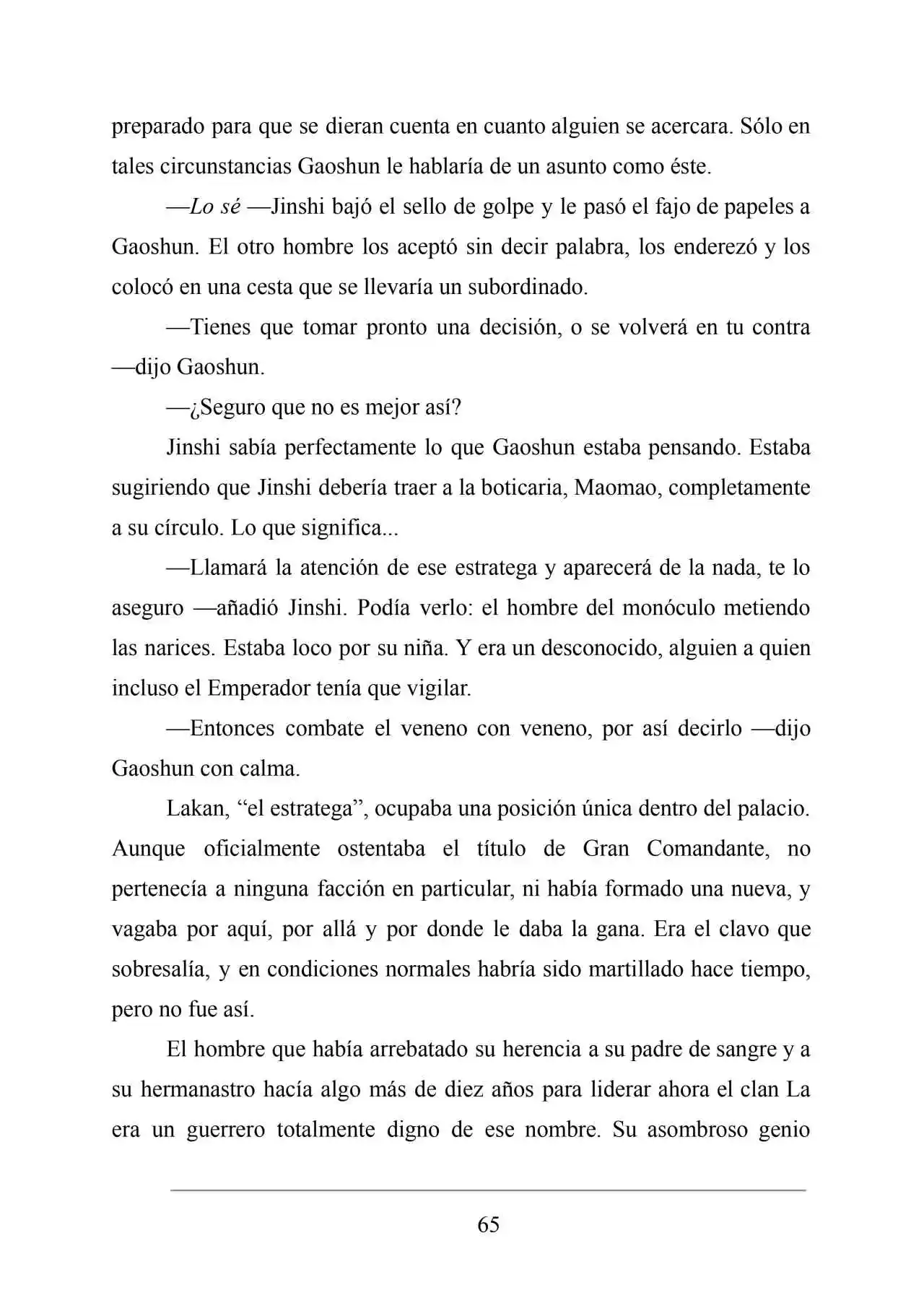 Kusuriya No Hitorigoto (Novela) (Novela) - Capítulo 74 - Página 5 - LectorTMOo