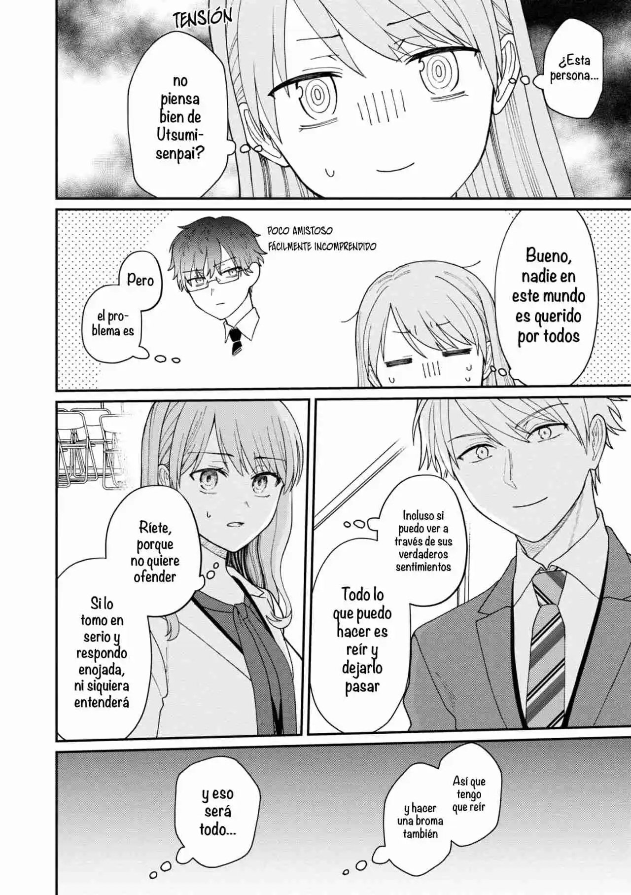 Kuuki Ga "Yomeru" Shinnyushain To Buaiso Na Senpai No Hanashi (Serialización) - Capítulo 18 - Página 4 - LectorTMOo