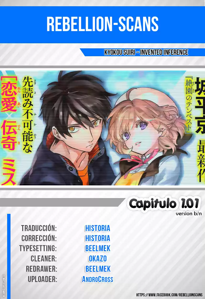 Kyokou Suiri ~ Invented Inference - Capítulo 1.1 - Página 2 - LectorTMOo