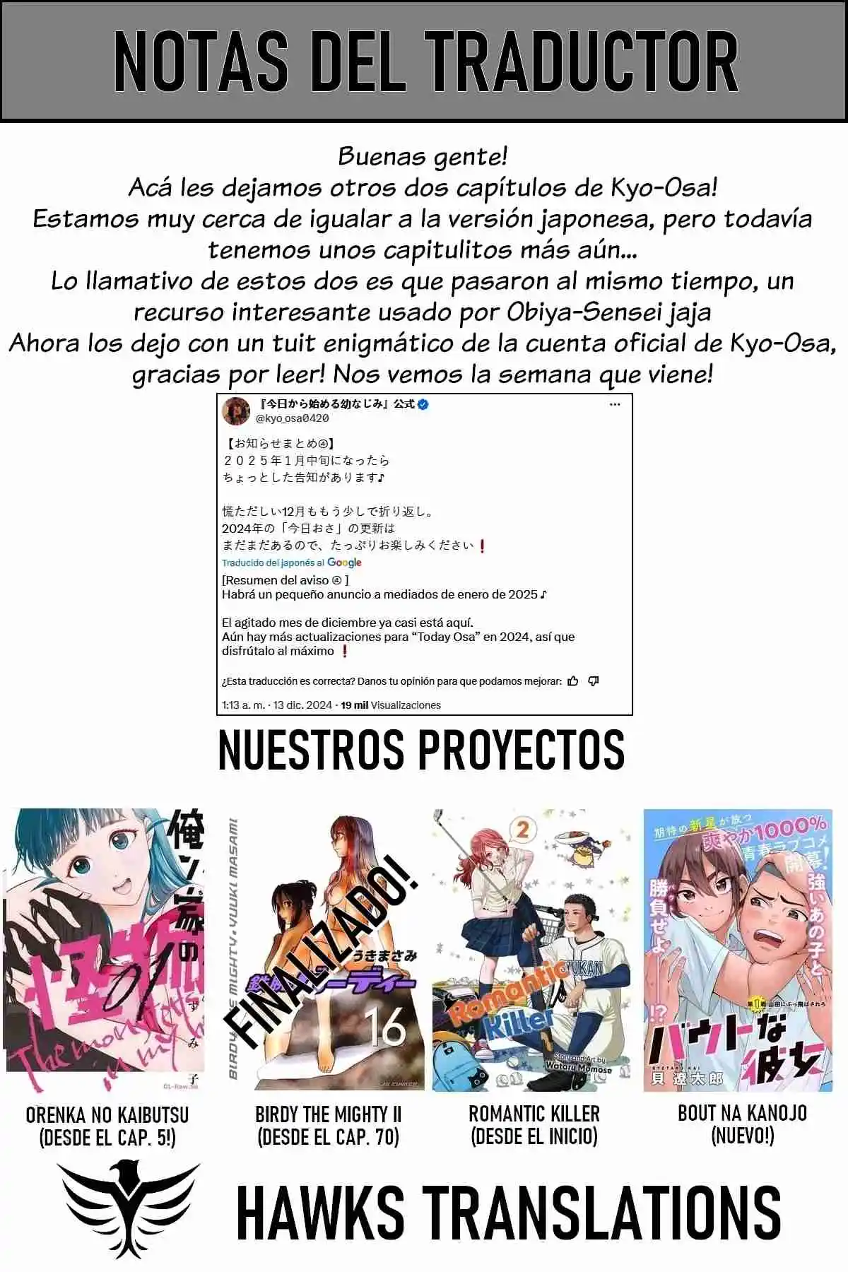 Kyou Kara Hajimeru Osananajimi - Capítulo 116 - Página 14 - LectorTMOo