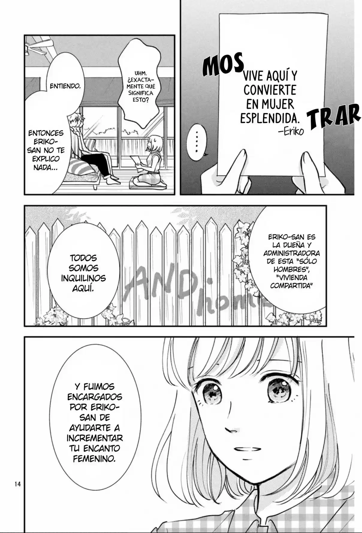 Kyou Kara, Kimi O Share Shimasu. - Capítulo 1 - Página 16 - LectorTMOo