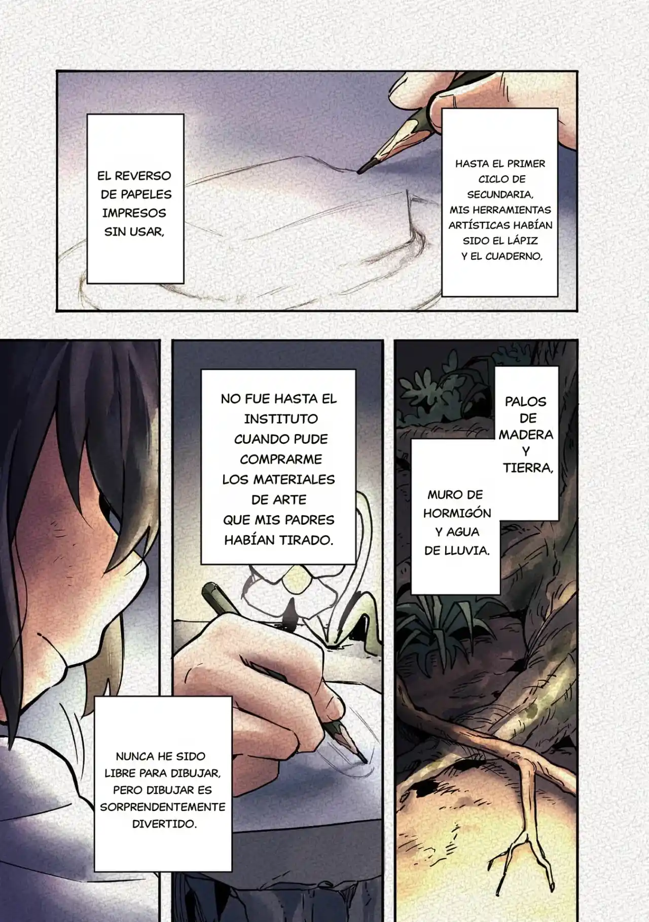 Kyou Mo E Ni Kaita Mochi Ga Umai - Capítulo 1 - Página 4 - LectorTMOo