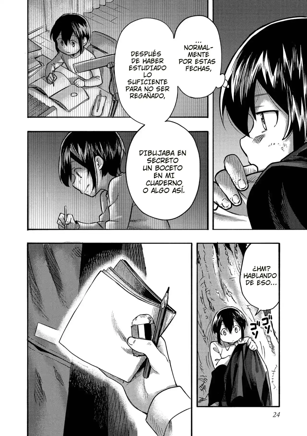 Kyou Mo E Ni Kaita Mochi Ga Umai - Capítulo 1 - Página 24 - LectorTMOo