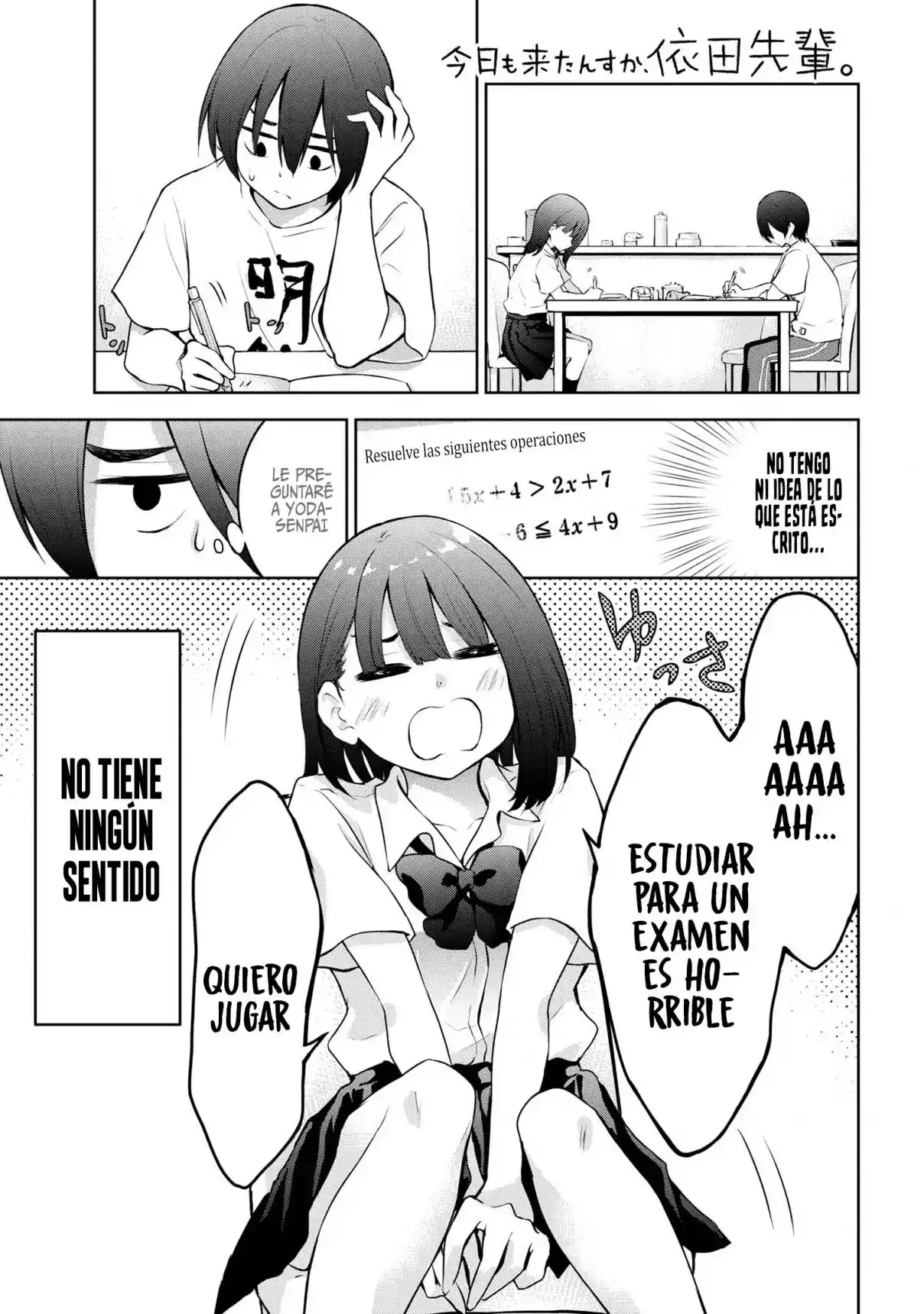 Kyou Mo Kitan Desuka, Yoda-senpai - Capítulo 10 - Página 3 - LectorTMOo