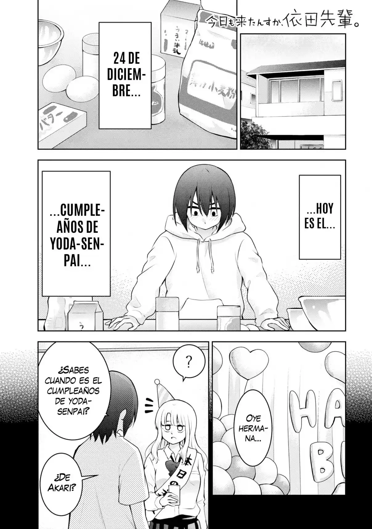 Kyou Mo Kitan Desuka, Yoda-senpai - Capítulo 56 - Página 1 - LectorTMOo