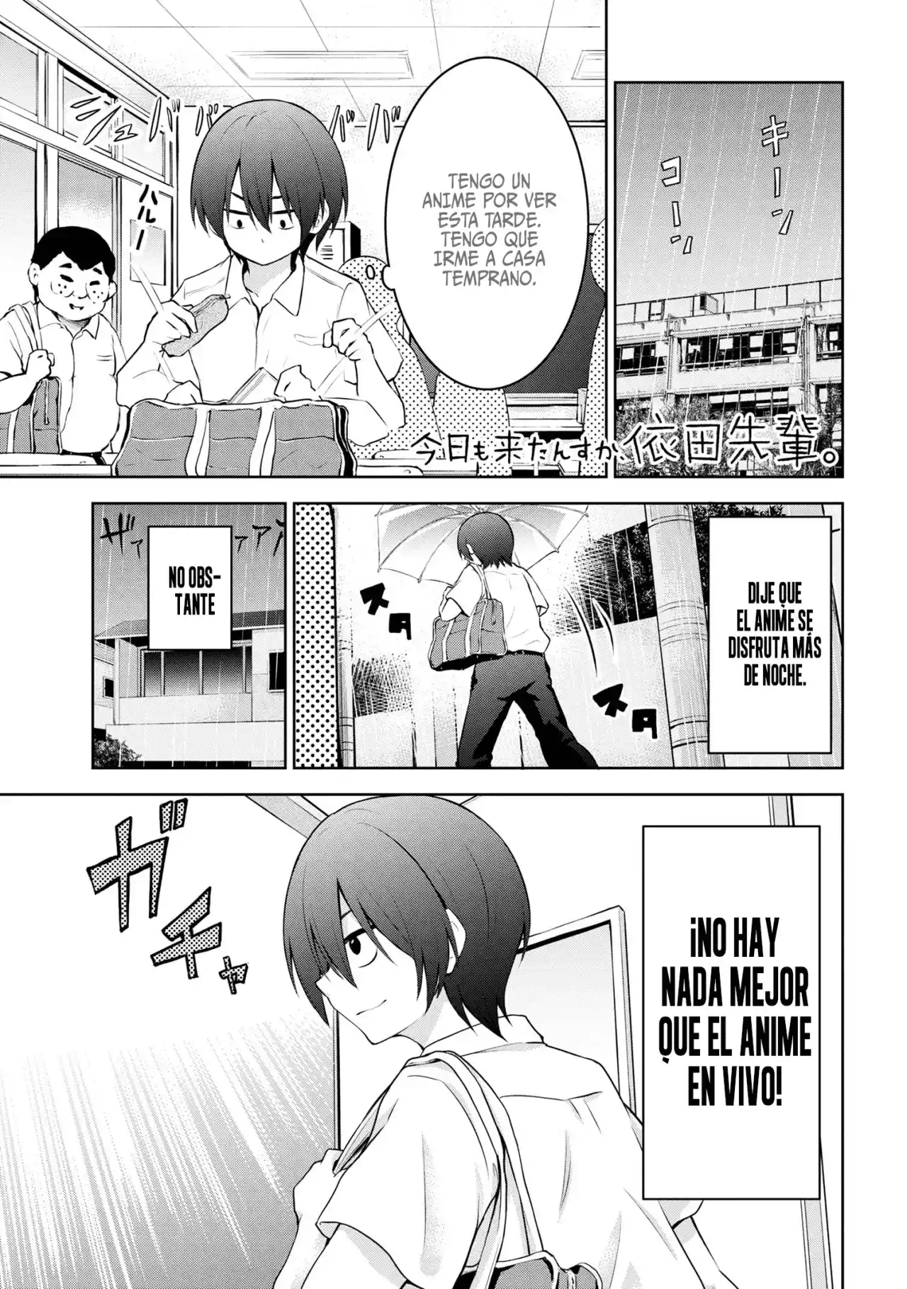 Kyou Mo Kitan Desuka, Yoda-senpai - Capítulo 8 - Página 3 - LectorTMOo