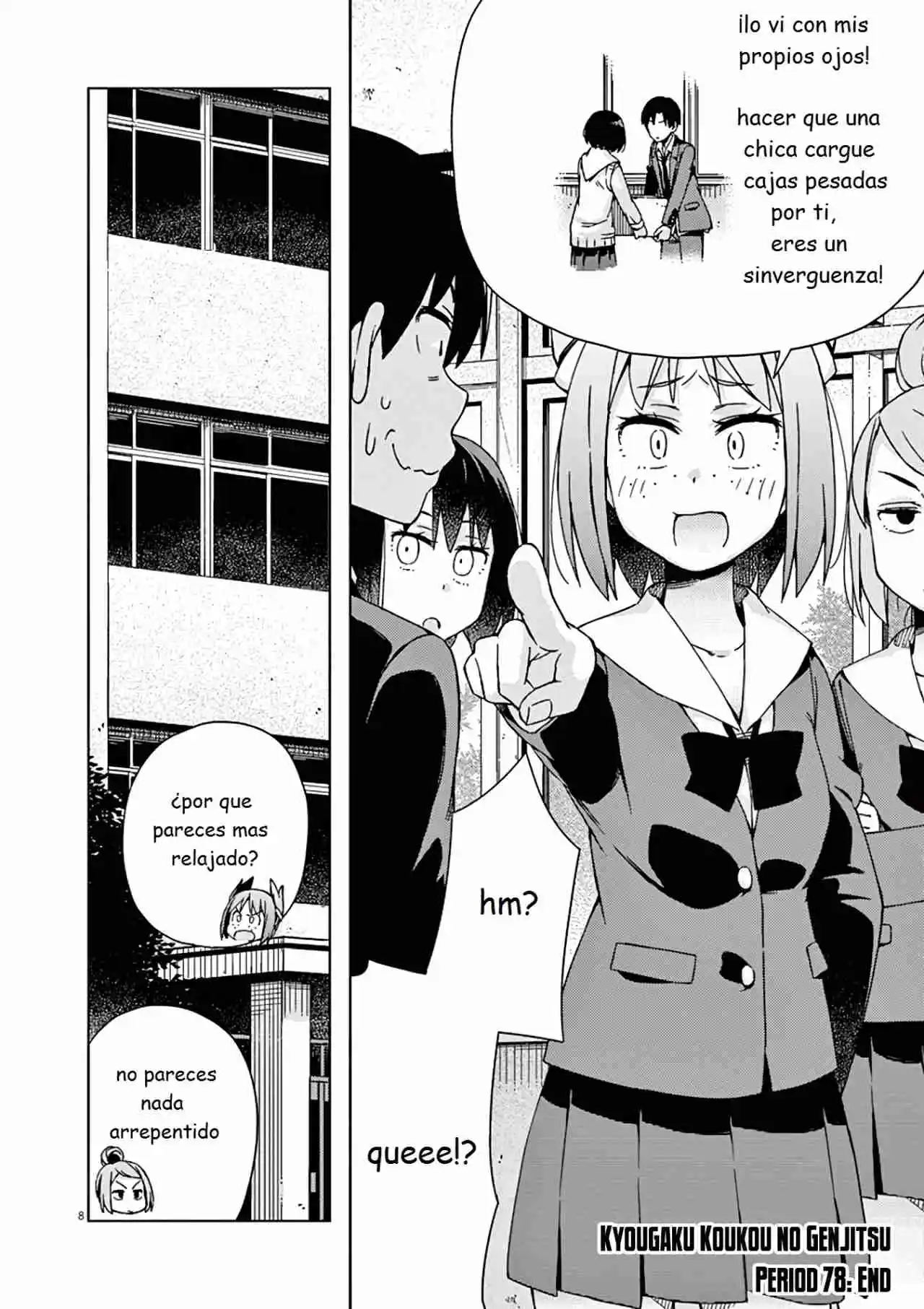 Kyougaku Koukou No Genjitsu - Capítulo 78 - Página 8 - LectorTMOo